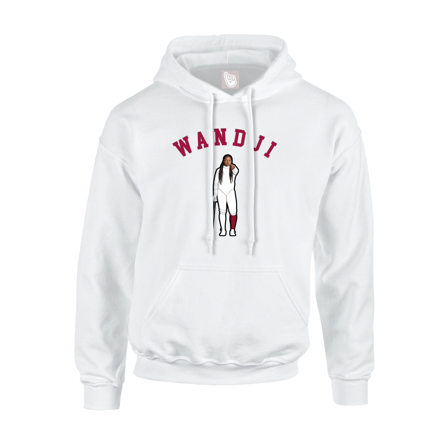 Hoodie — Shirsey Arch in White