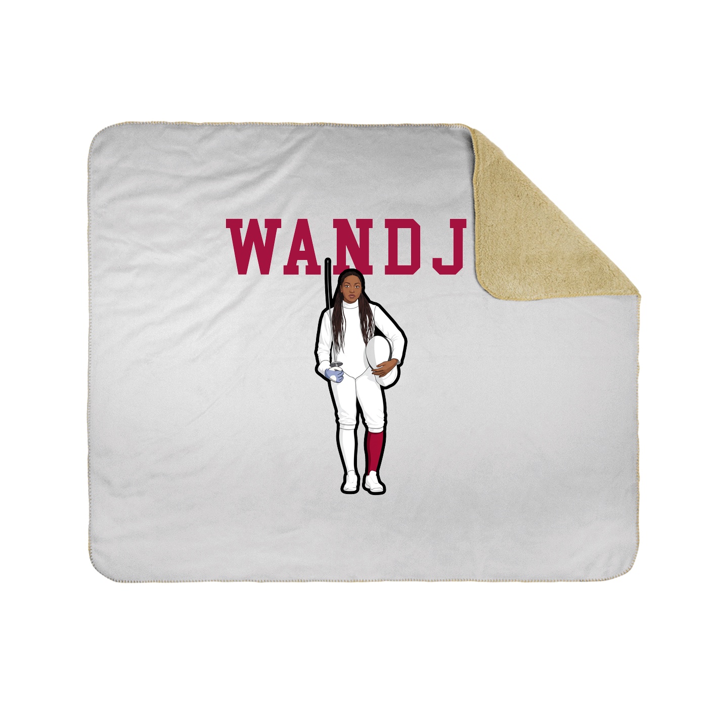 Throw Blanket — Shirsey in White