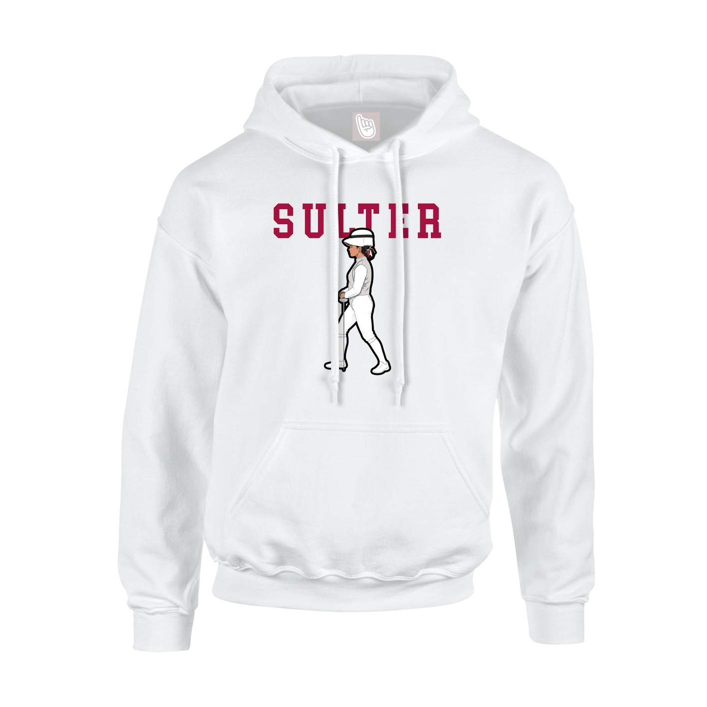 Hoodie — Classic in White