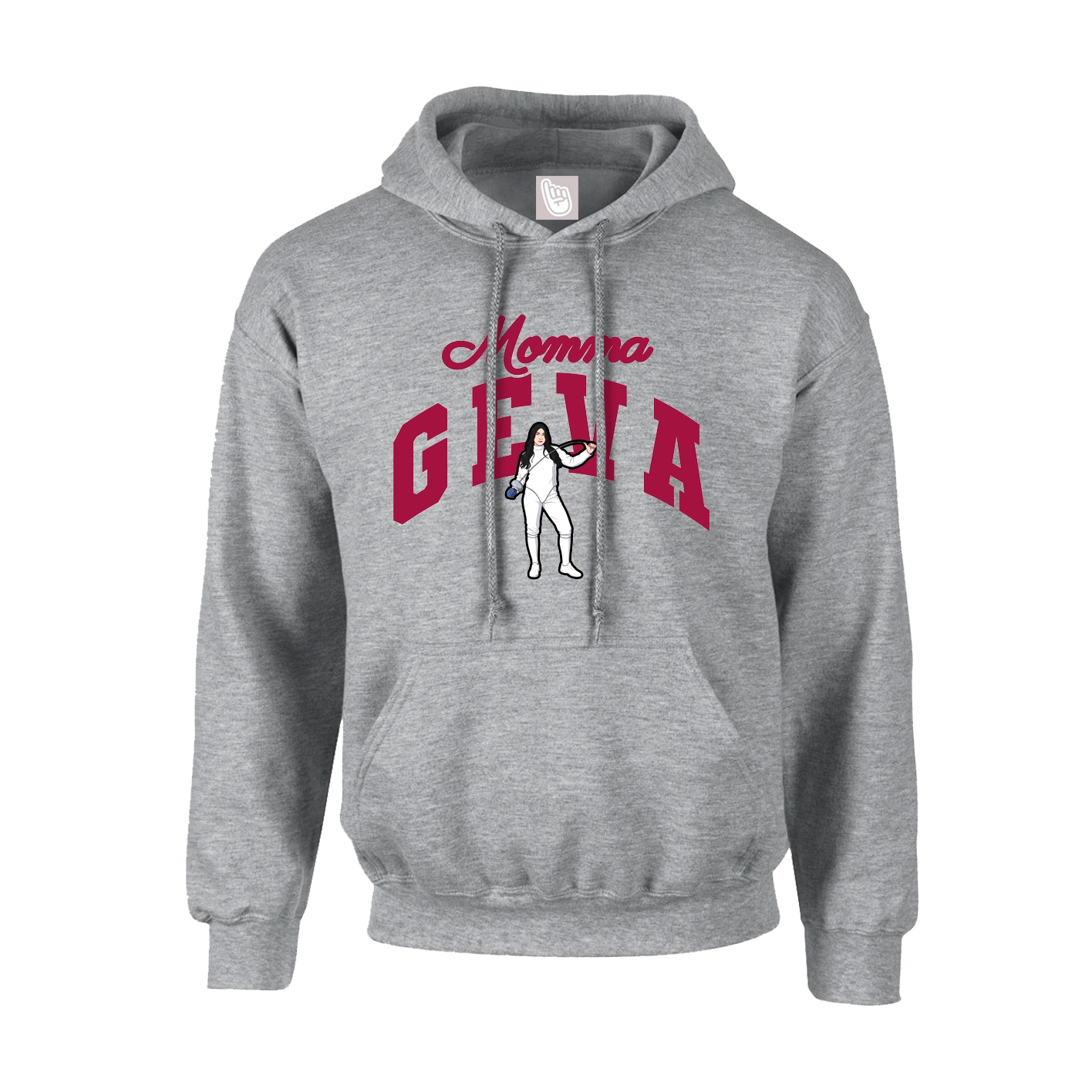 Youth Hoodie — Mothers Day Arch in Grey