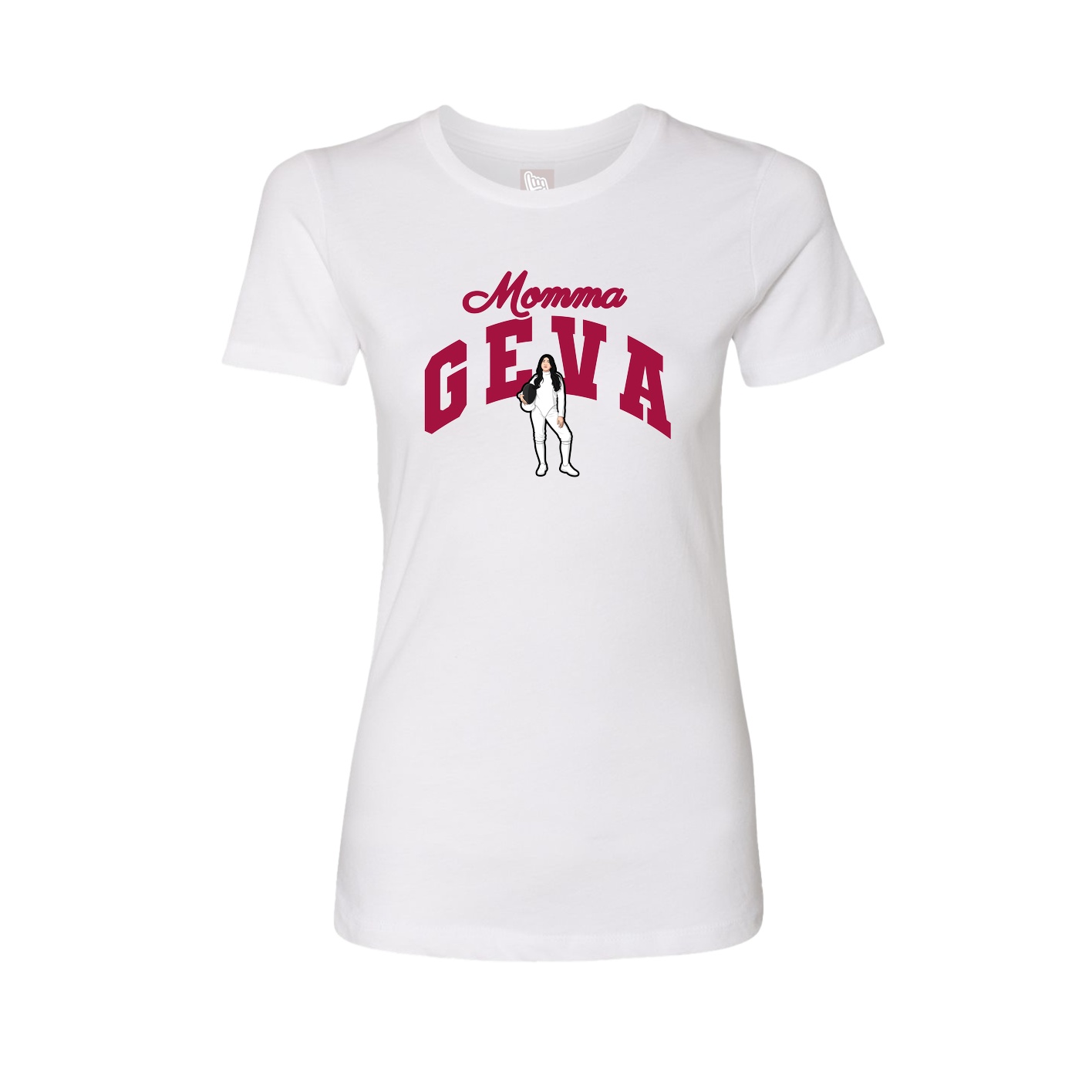 Womens Tee — Mothers Day Arch in White