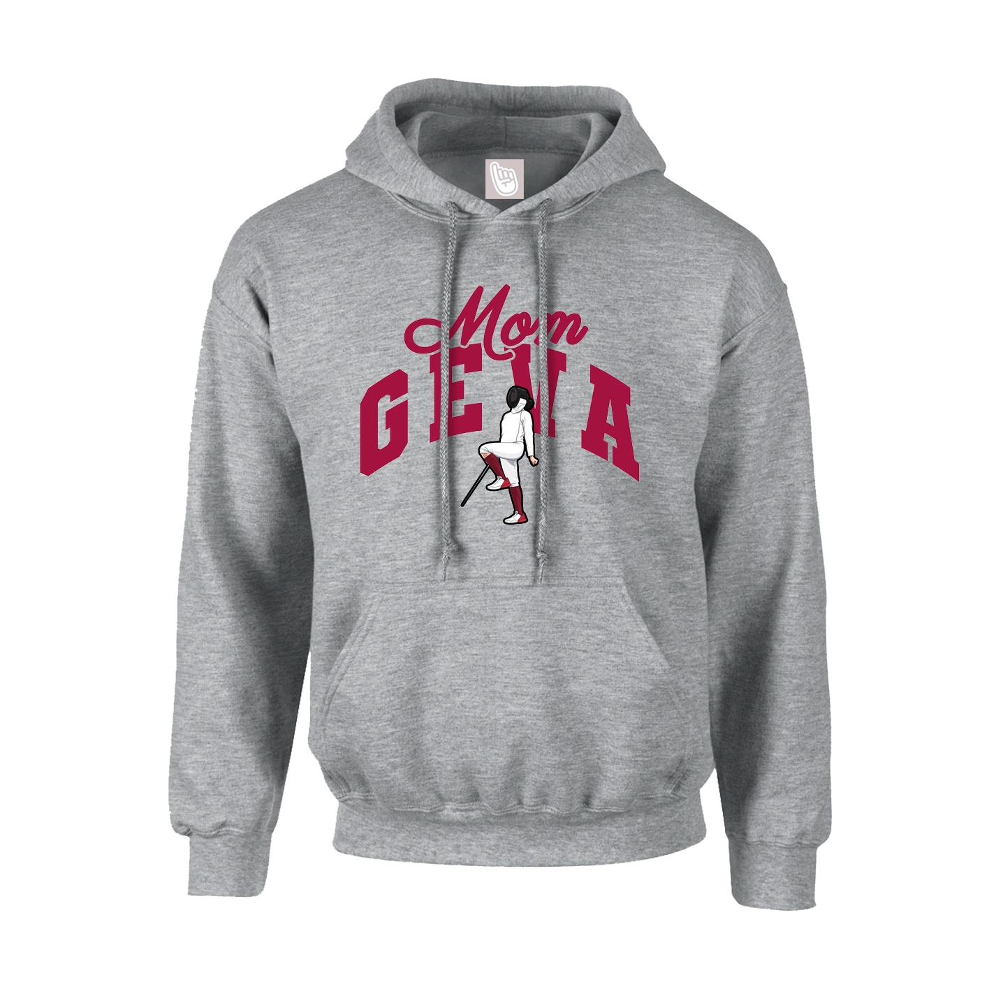 Youth Hoodie — Mothers Day Arch in Grey