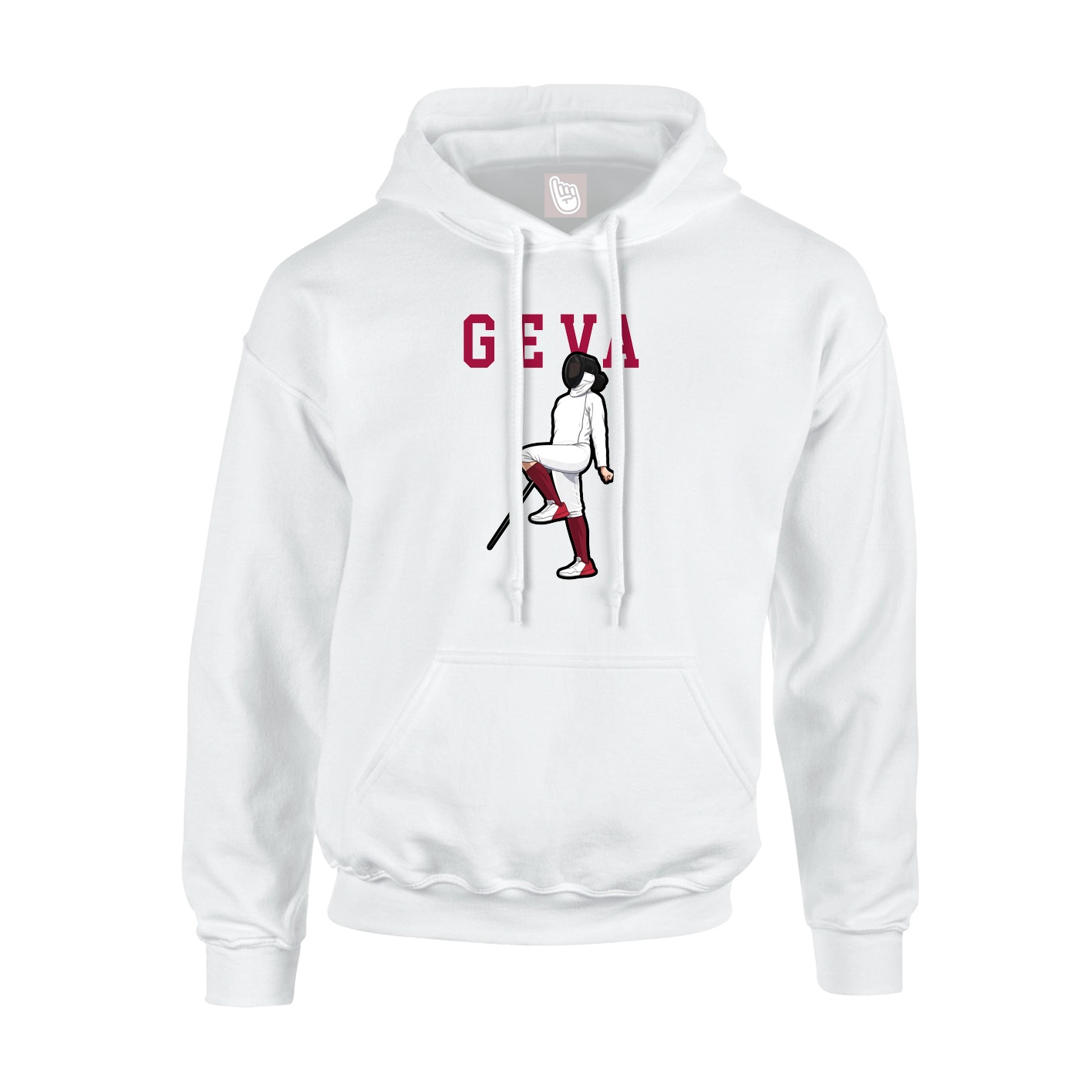 Hoodie — Shirsey in White