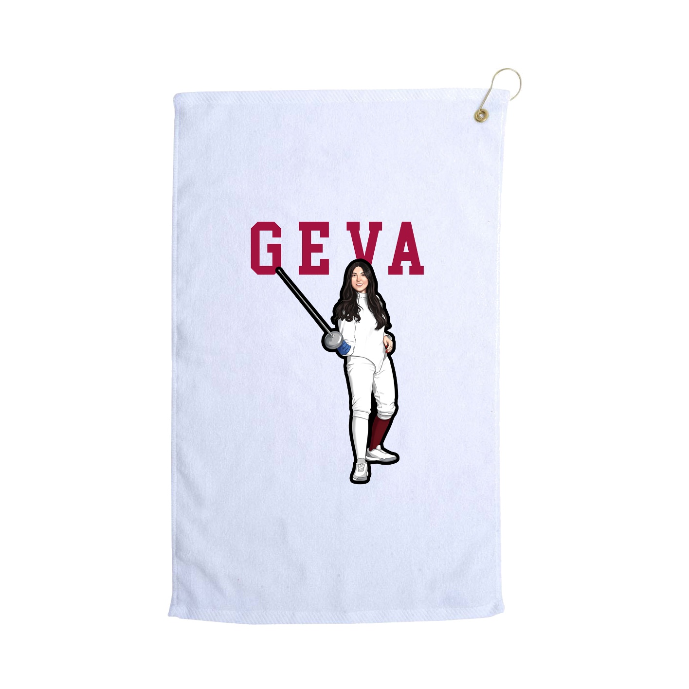 Golf Towel — Shirsey in White