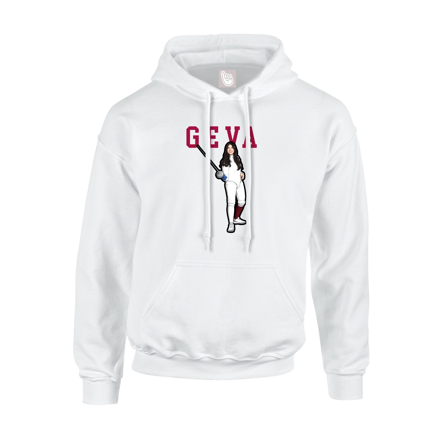 Hoodie — Shirsey in White