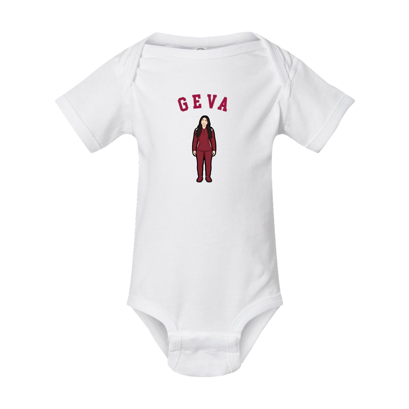 Baby Onesie — Shirsey Arch in White