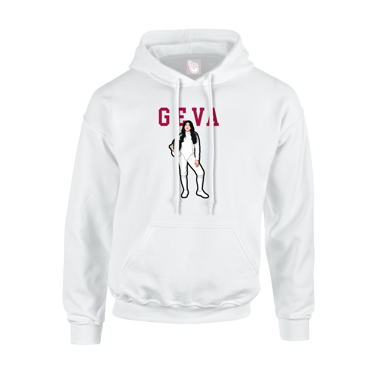 Hoodie — Shirsey in White