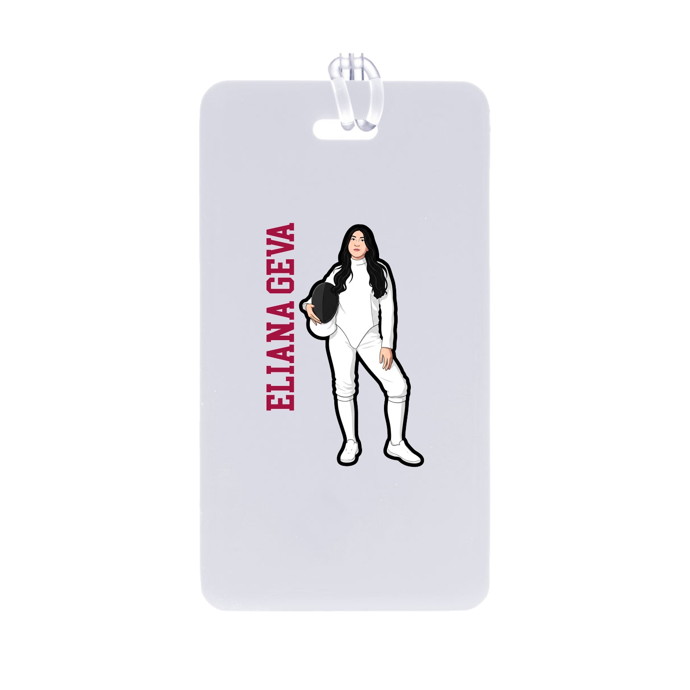 Bag Tag — Name Vertical in Classic