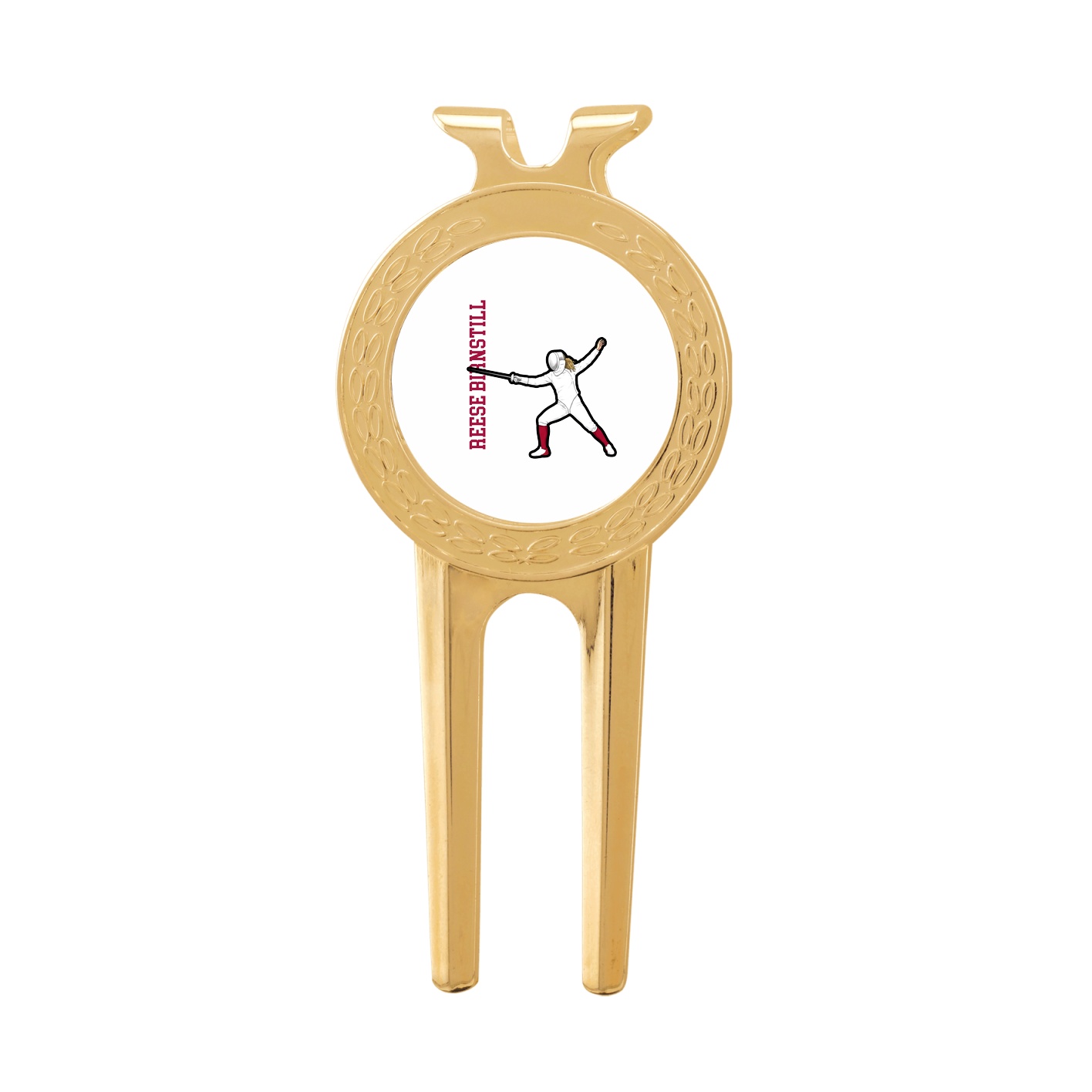 Divot Tool with Ball Marker — Name Vertical in Classic