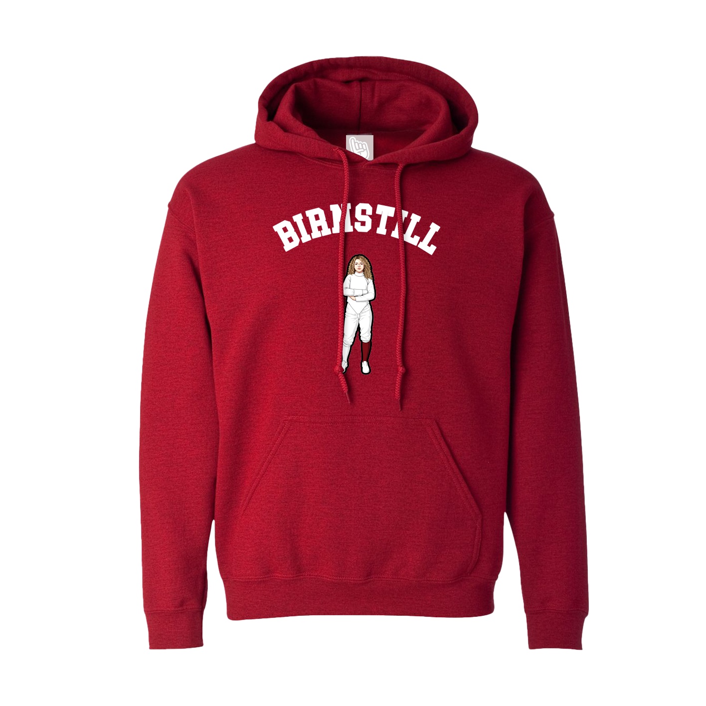 Hoodie — Shirsey Arch in Crimson