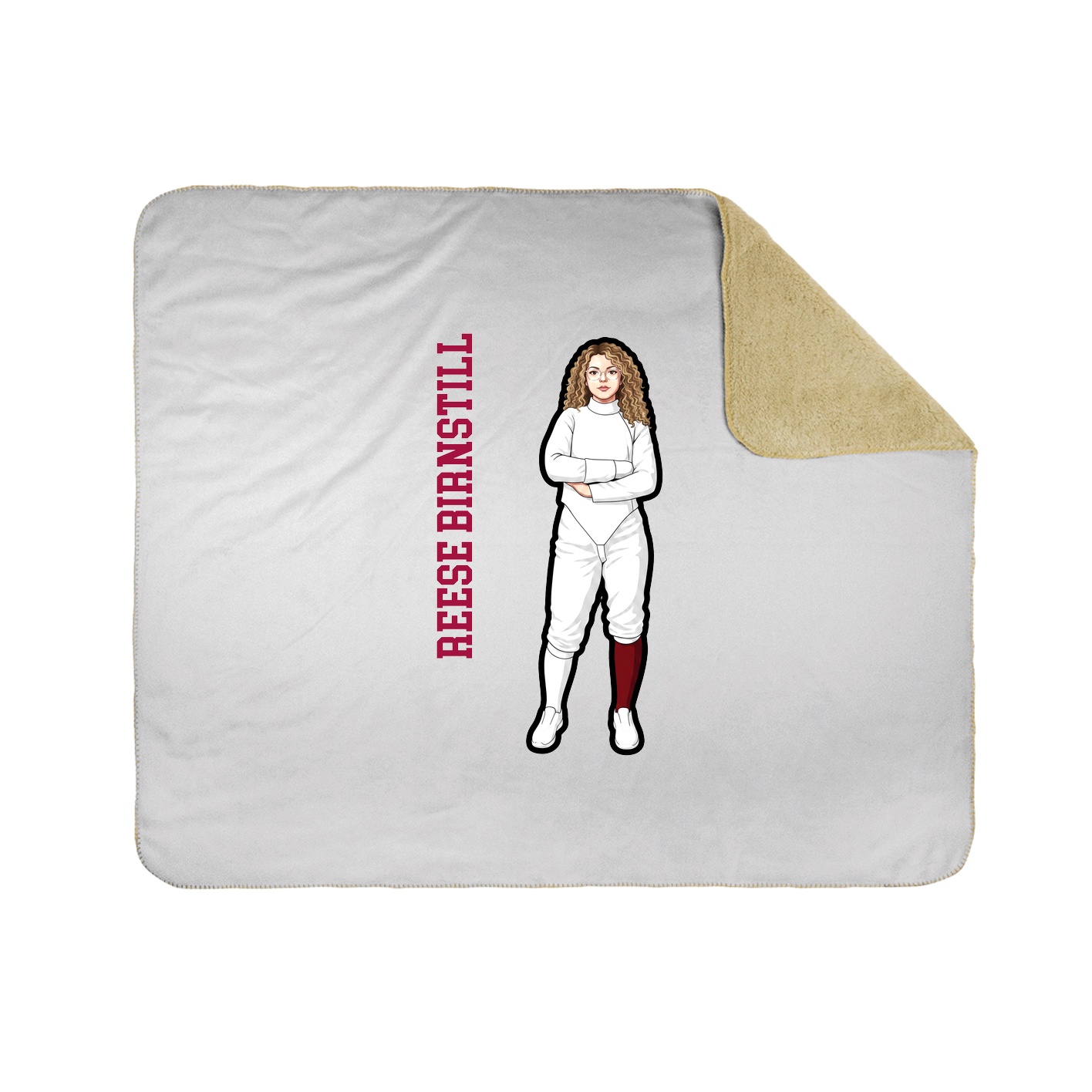 50x60 Sherpa Lined Throw Blanket