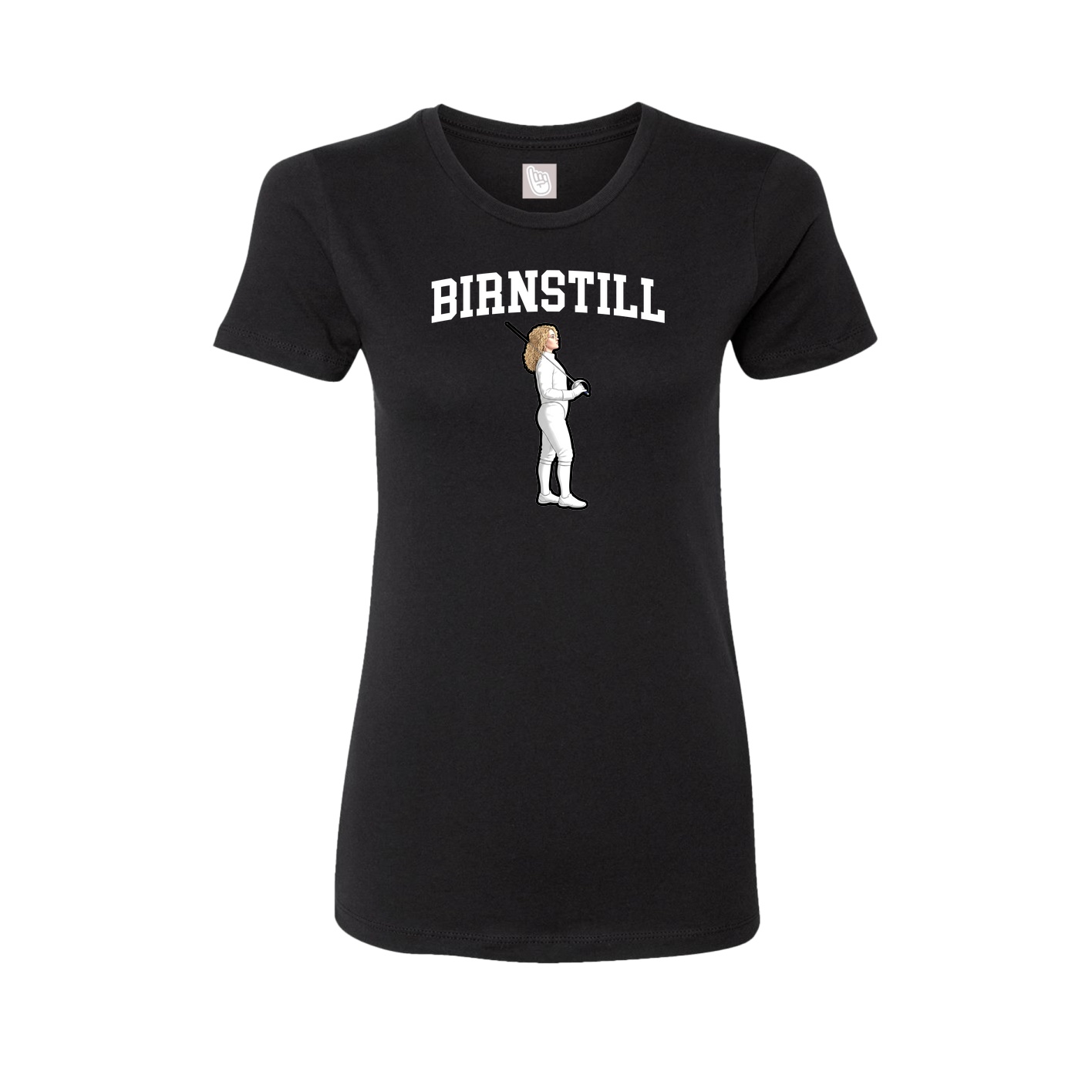 Fitted Women's Tee — Shirsey in Black