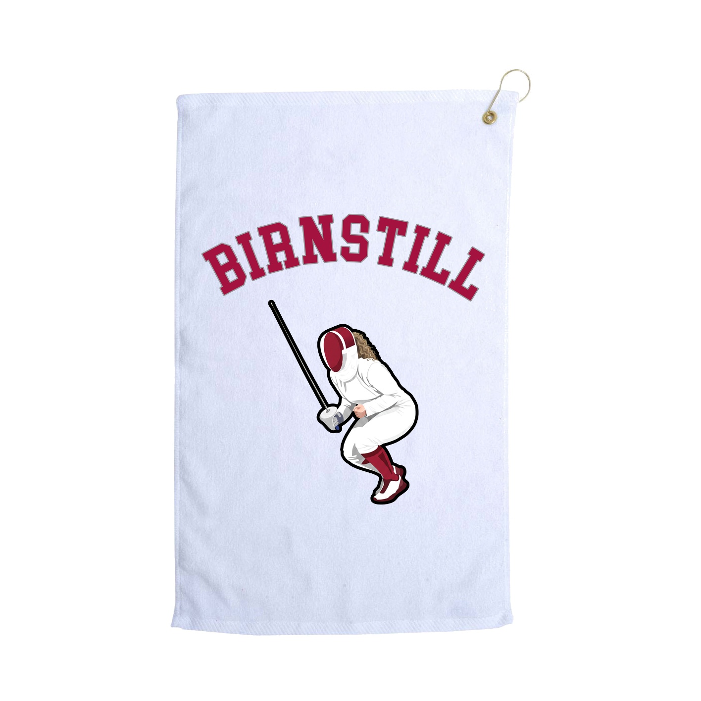 Golf Towel — Shirsey Arch in White