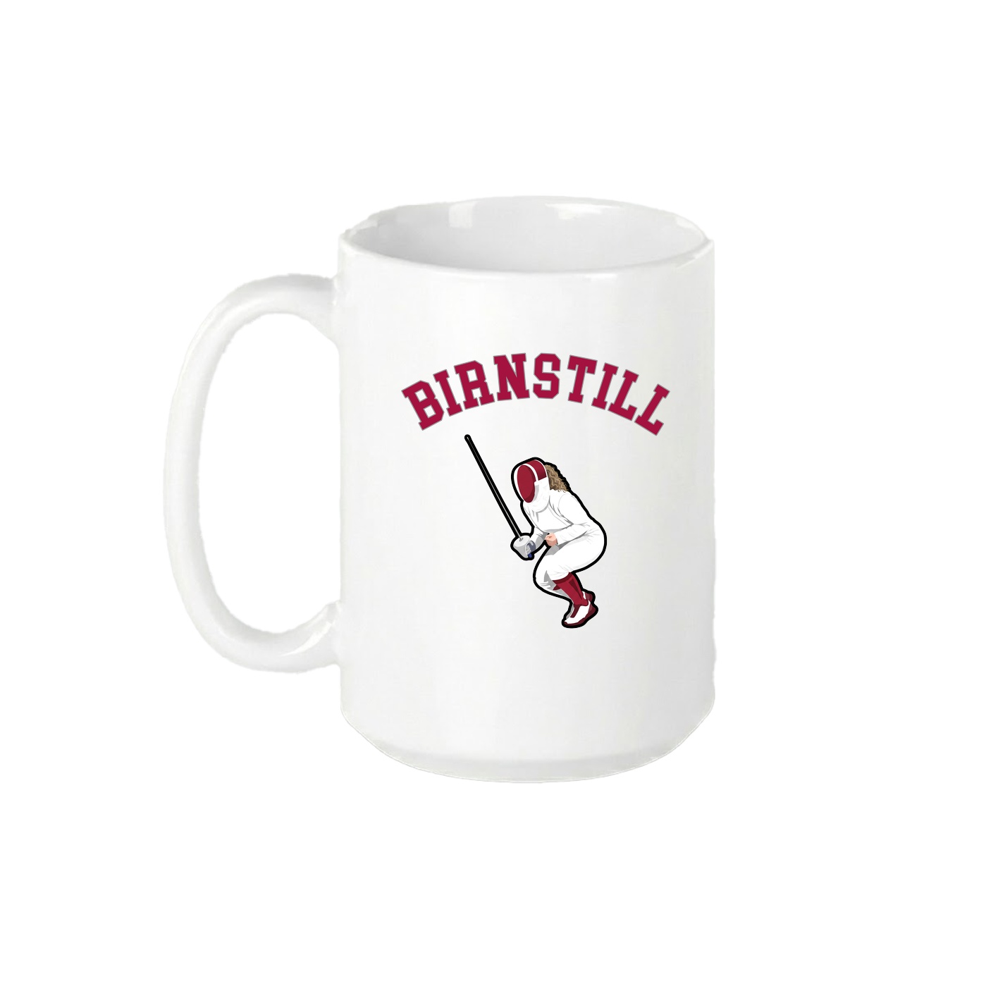 15oz Coffee Mug — Shirsey Arch in White