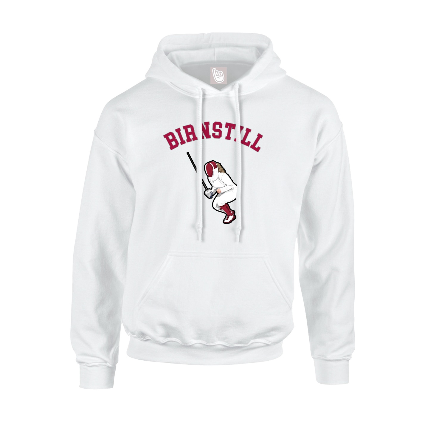 Youth Hoodie — Shirsey Arch in White