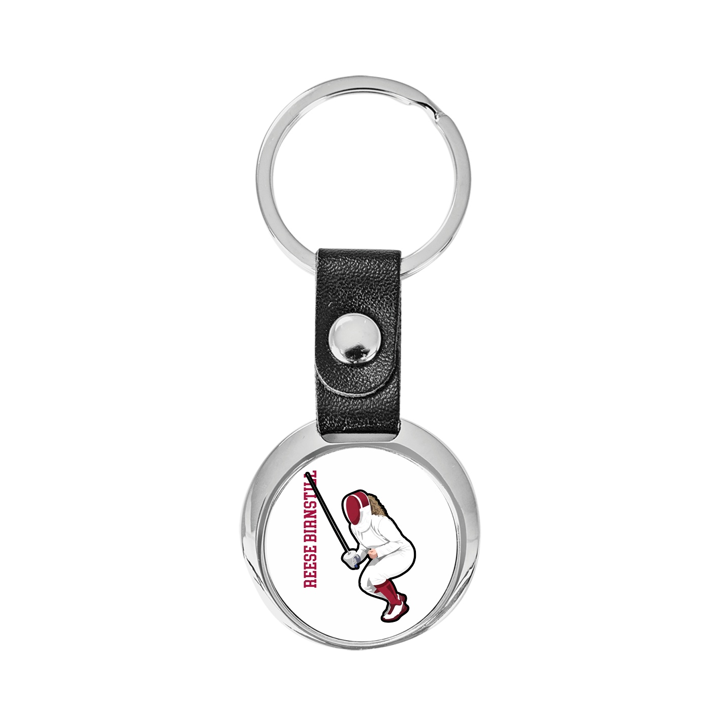 Key Chain — Name Vertical in Classic