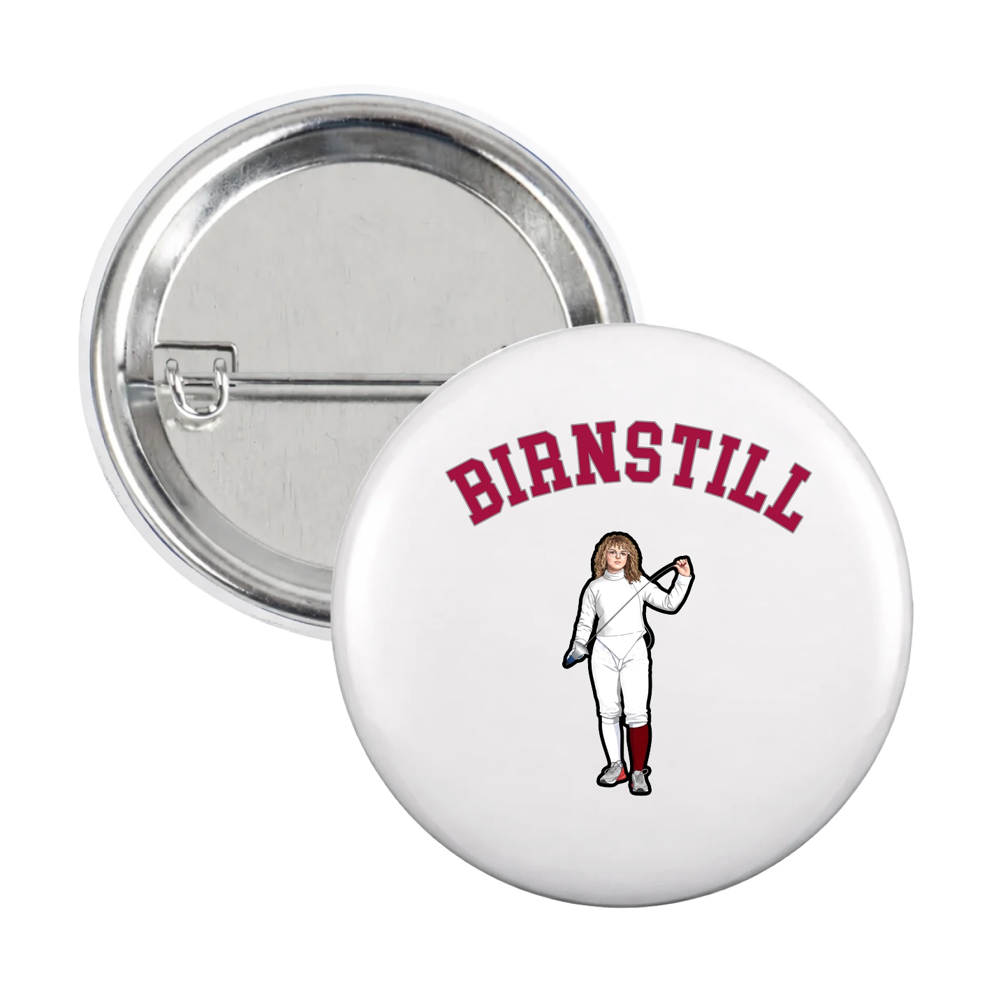 Game Day Button — Shirsey Arch in White