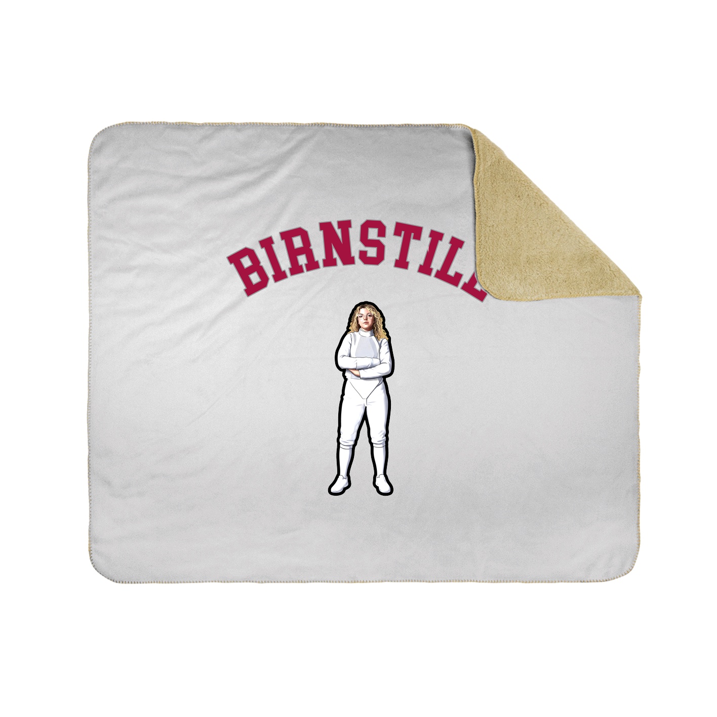 Throw Blanket — Shirsey Arch in White