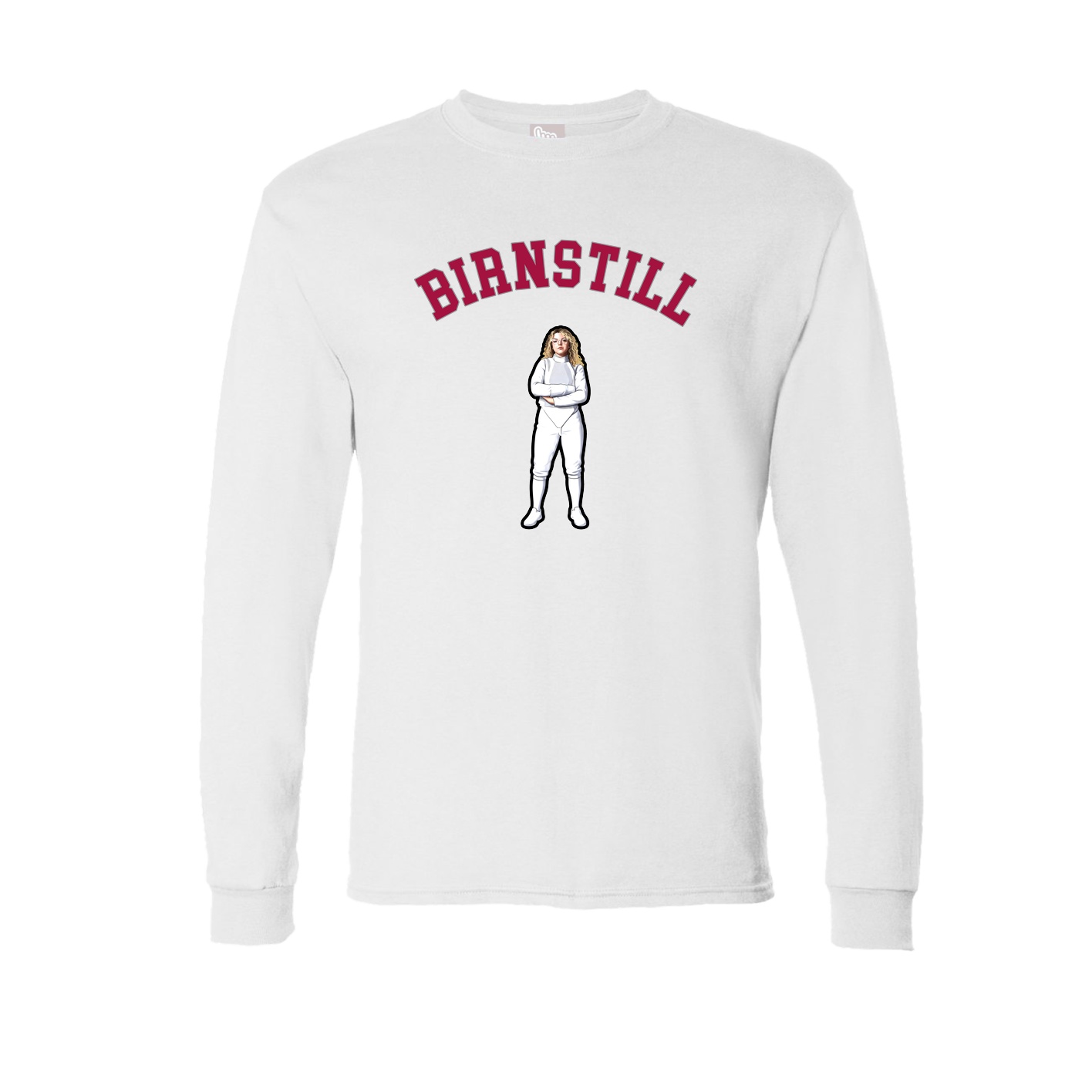 Long Sleeve Tee — Shirsey Arch in White