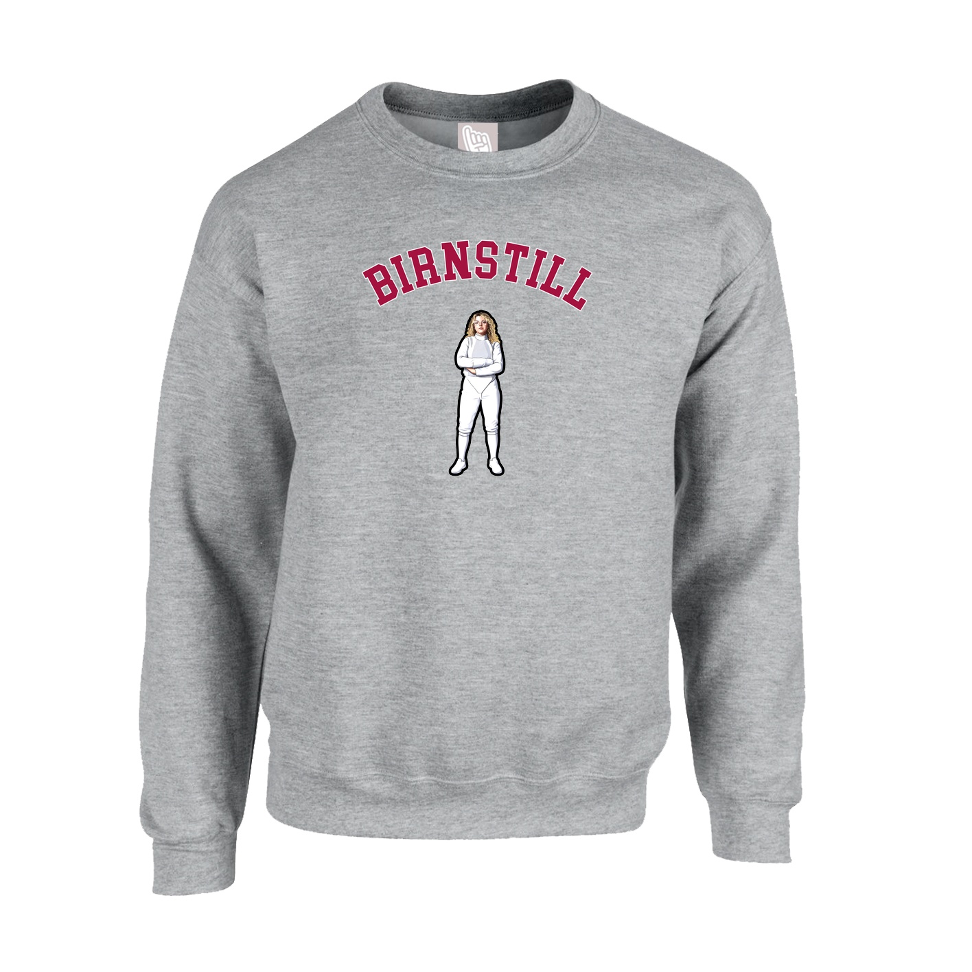 Fleece Crew — Shirsey Arch in Grey