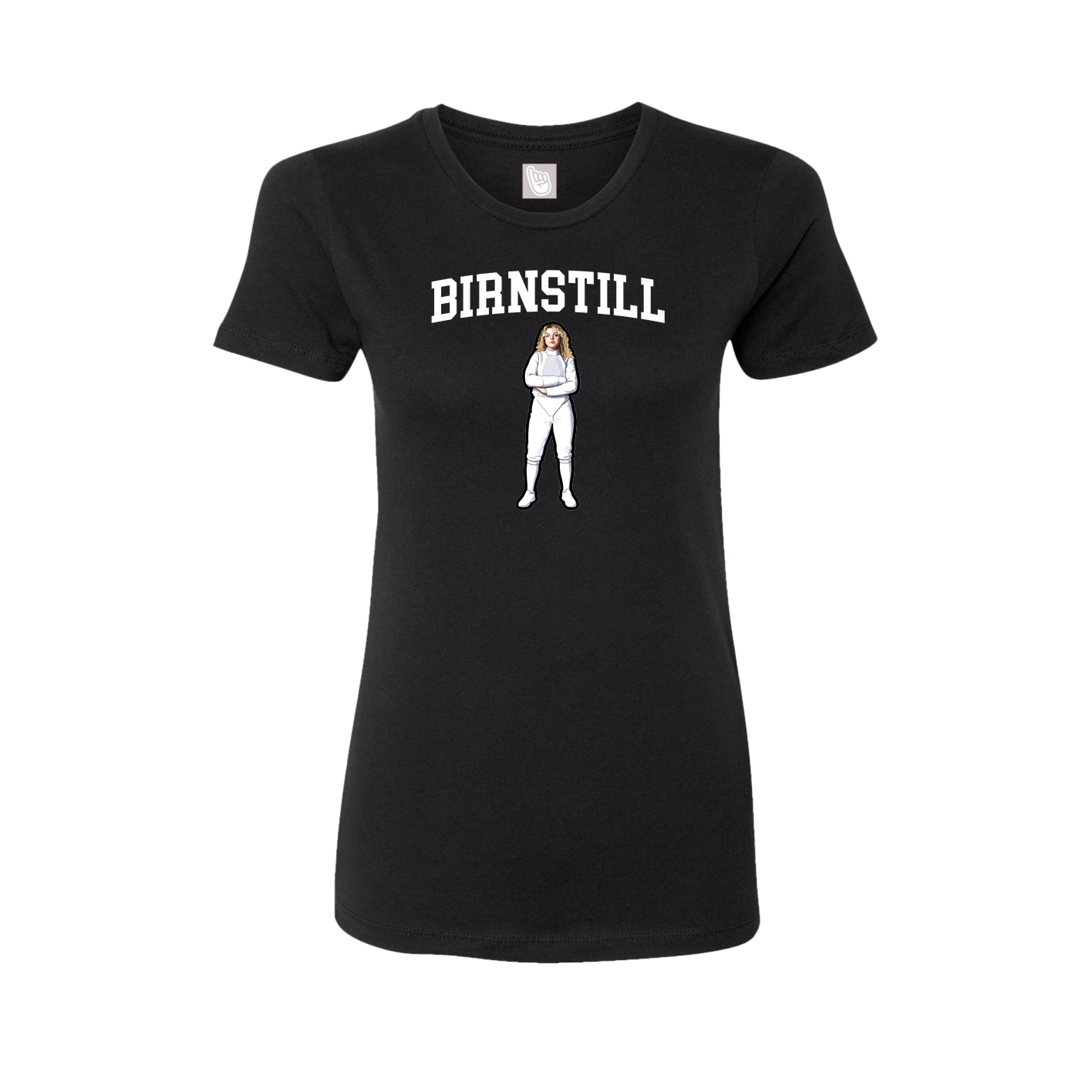 Fitted Women's Tee — Shirsey in Black