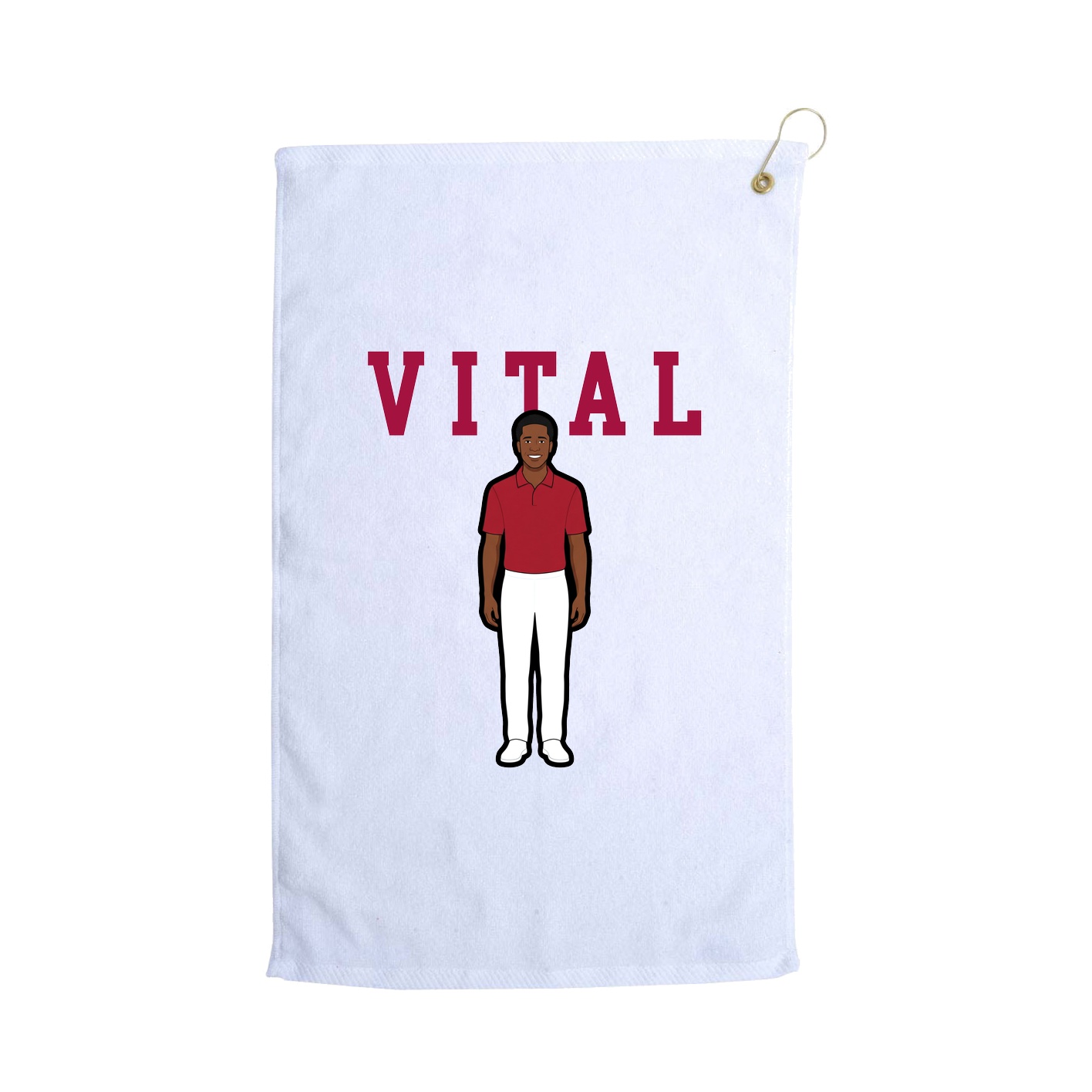 Golf Towel — Shirsey in White