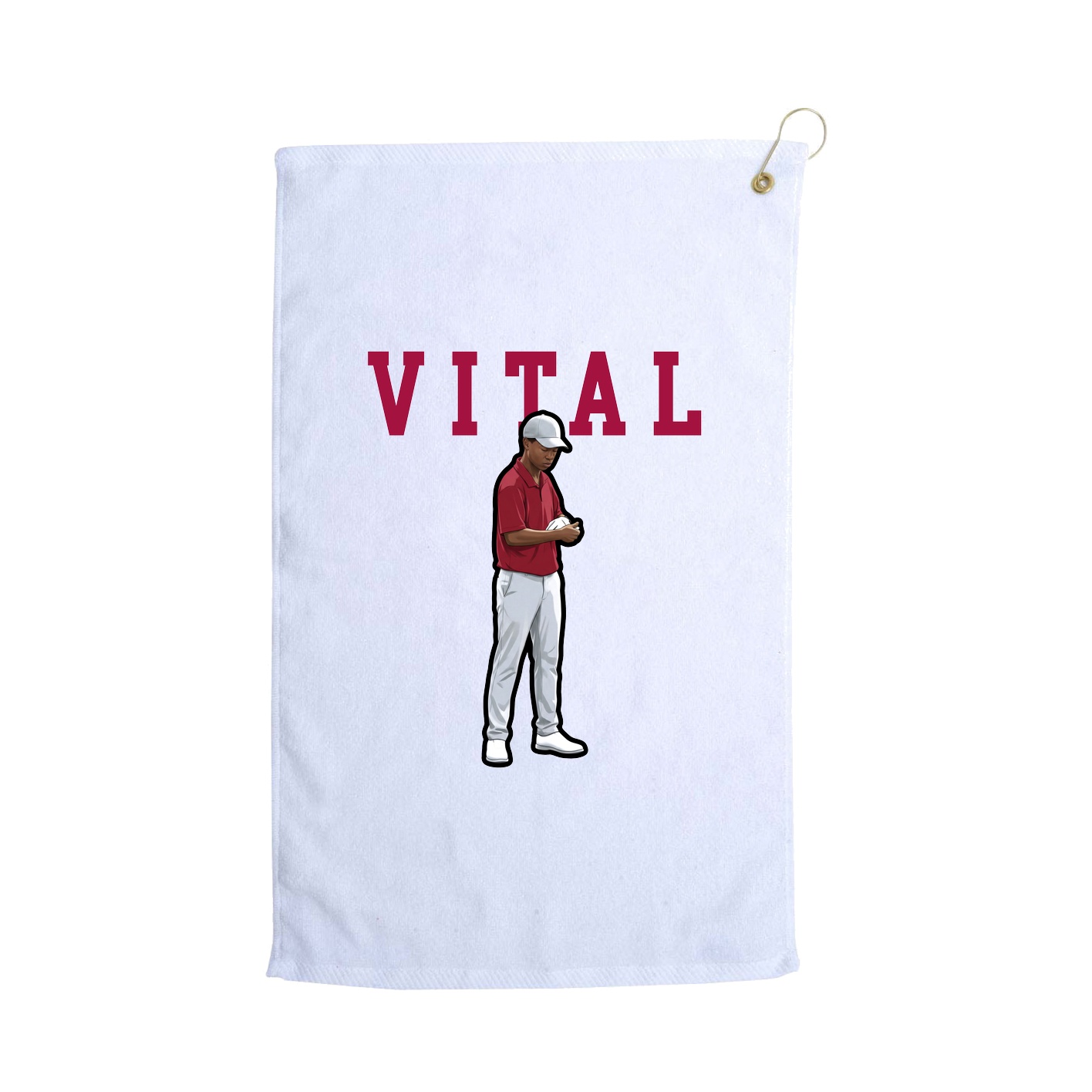 Golf Towel — Shirsey in White