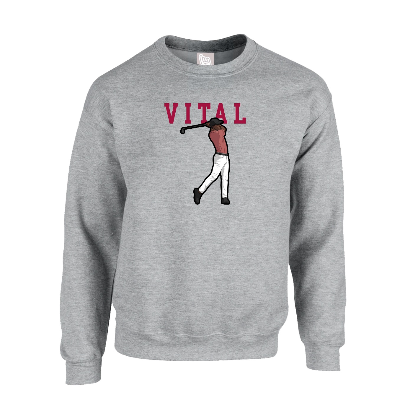 Fleece Crew — Shirsey in Grey