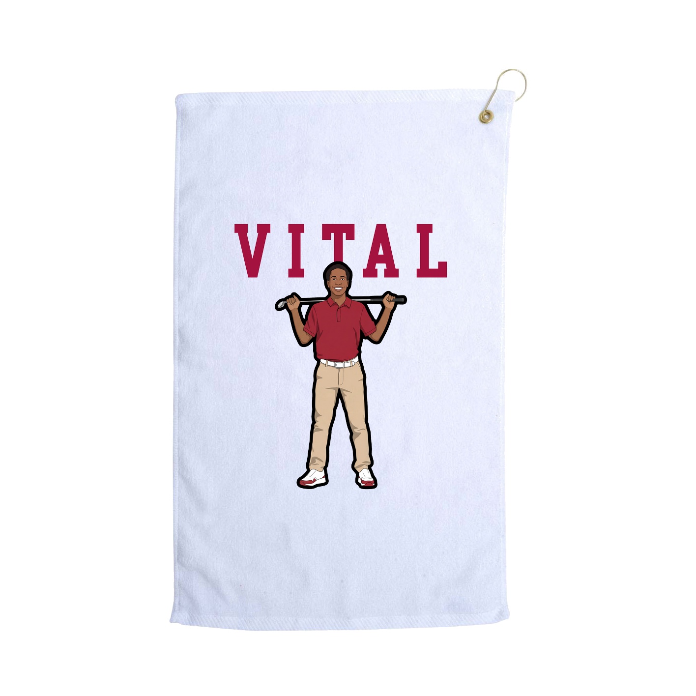 Golf Towel — Shirsey in White