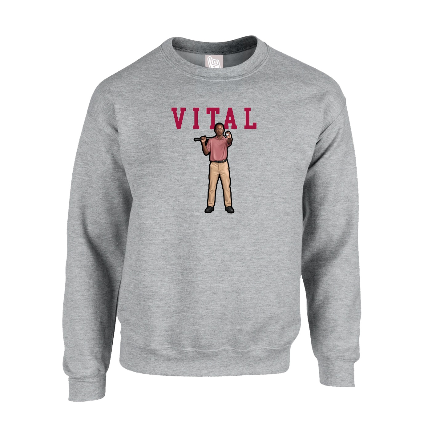 Fleece Crew — Shirsey in Grey