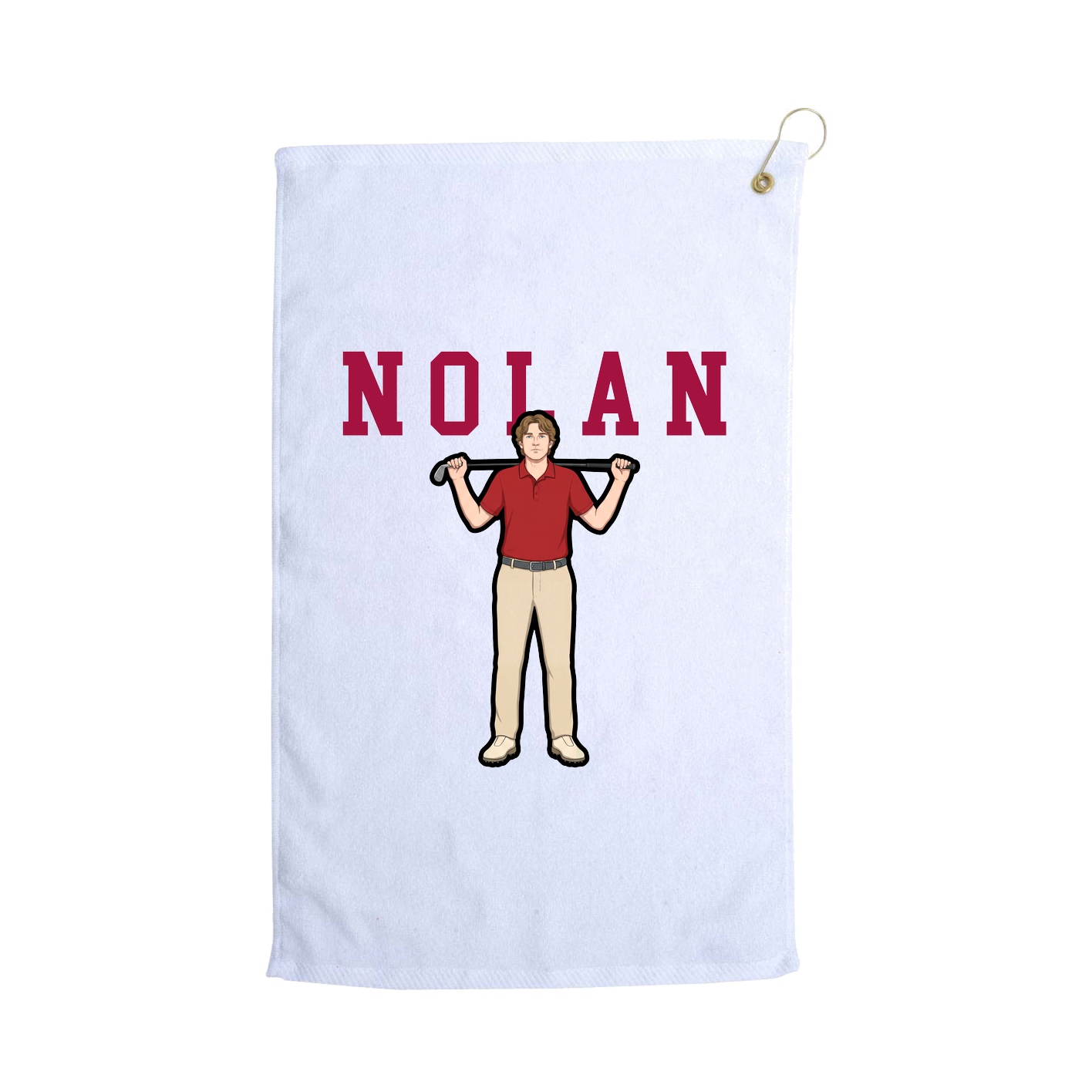Golf Towel — Shirsey in White