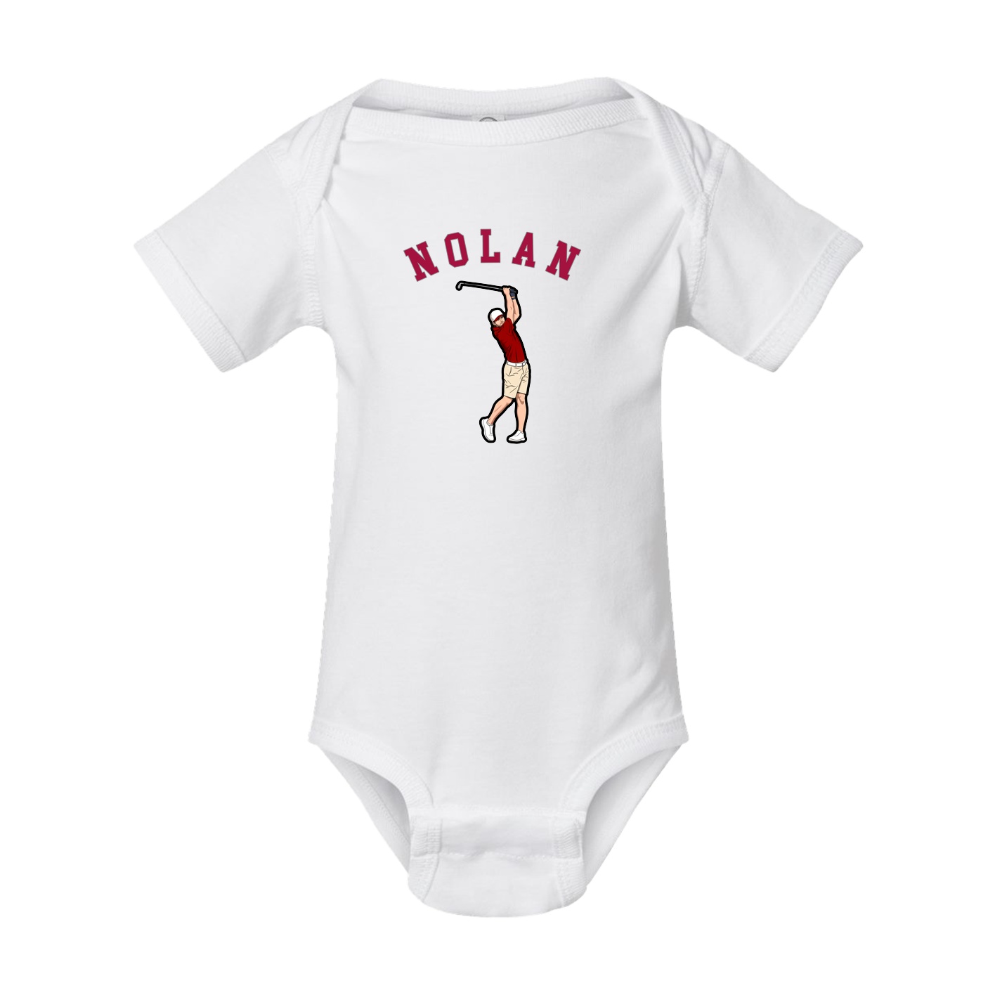 Baby Onesie — Shirsey Arch in White