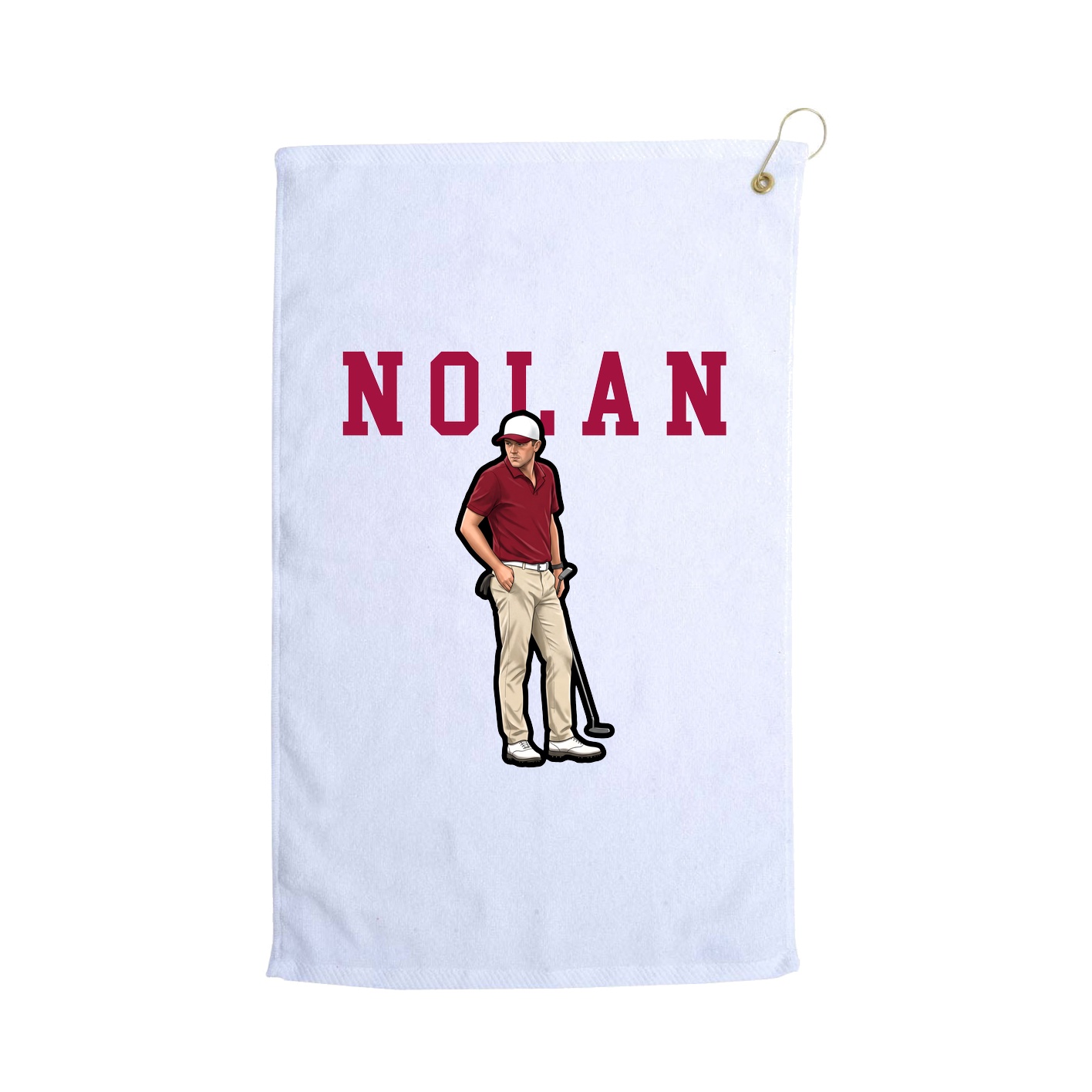 Golf Towel — Shirsey in White