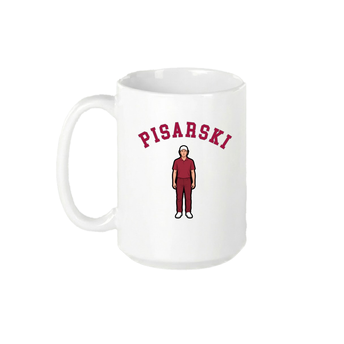 15oz Coffee Mug — Shirsey Arch in White