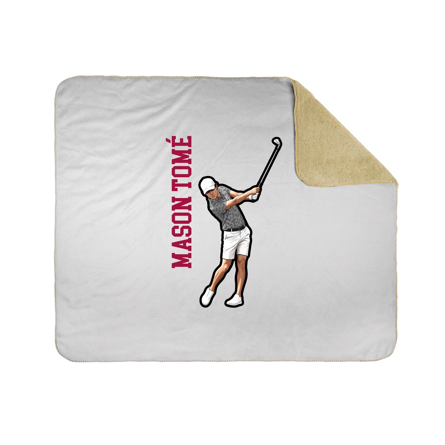 50x60 Sherpa Lined Throw Blanket