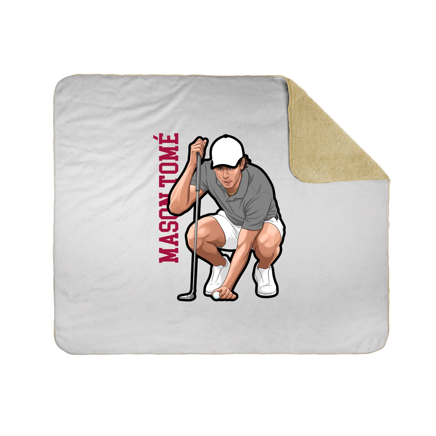 50x60 Sherpa Lined Throw Blanket