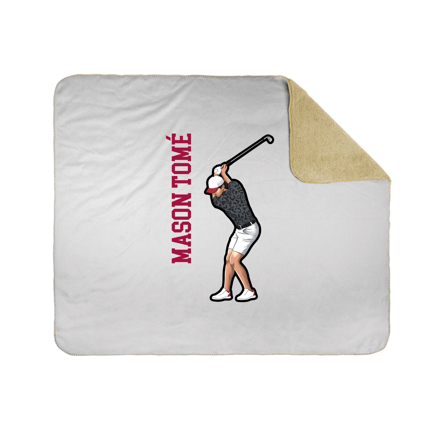 50x60 Sherpa Lined Throw Blanket