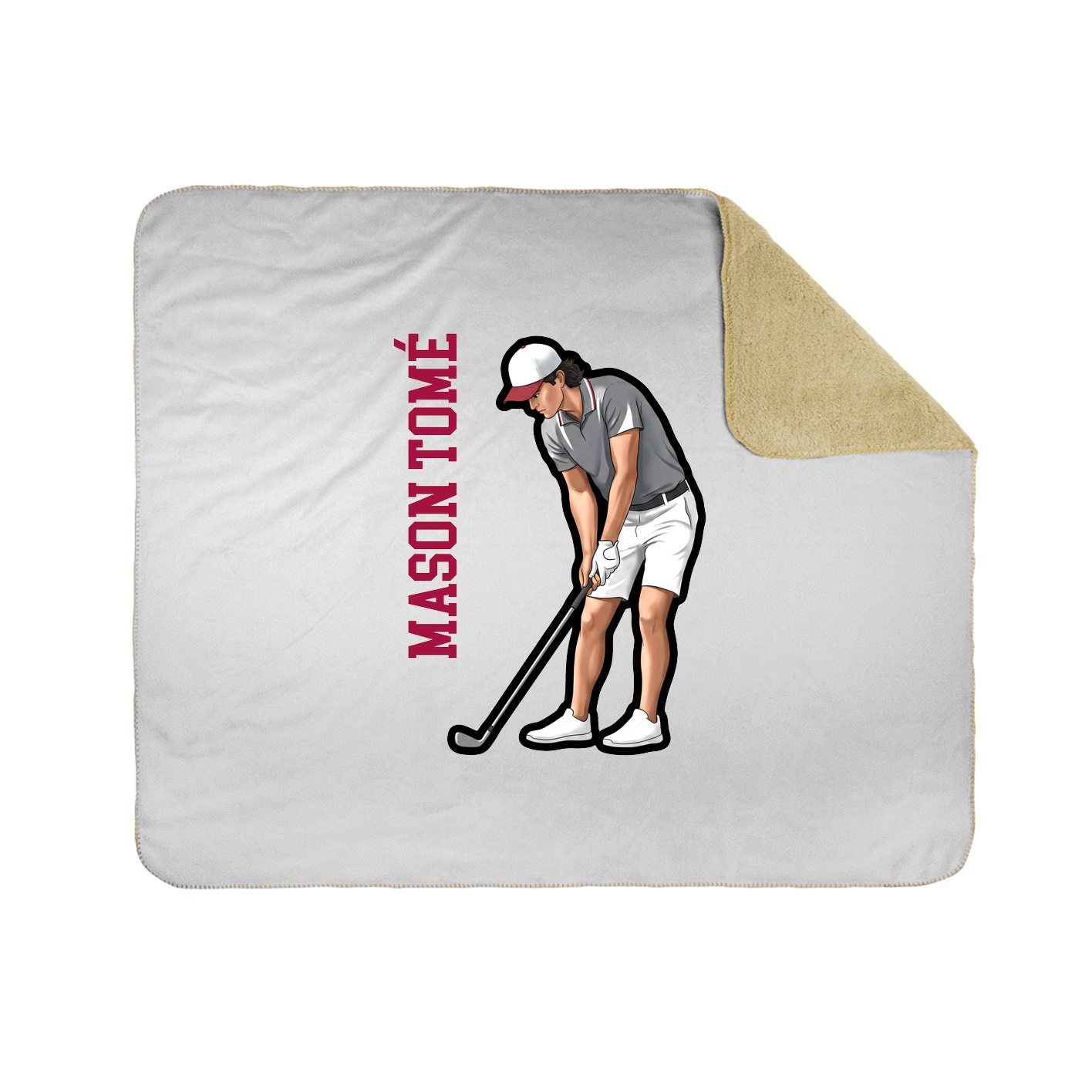 50x60 Sherpa Lined Throw Blanket