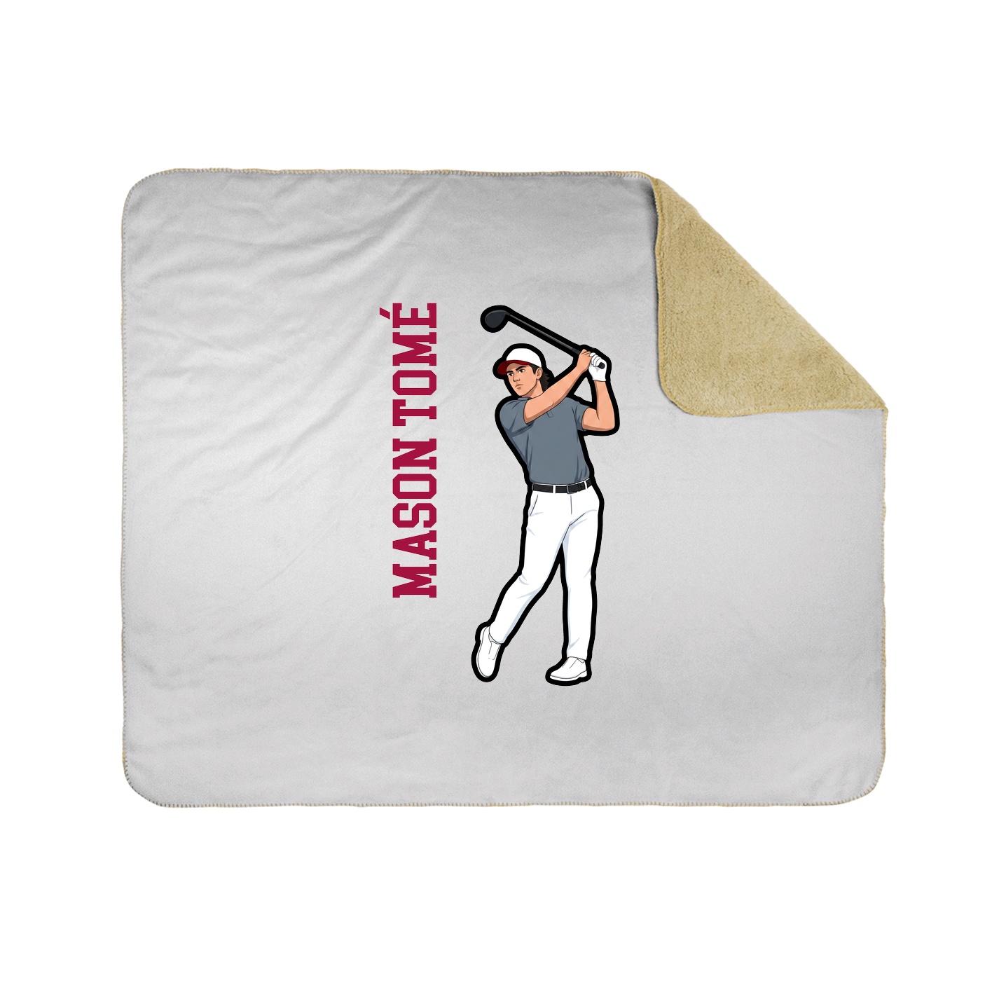 50x60 Sherpa Lined Throw Blanket