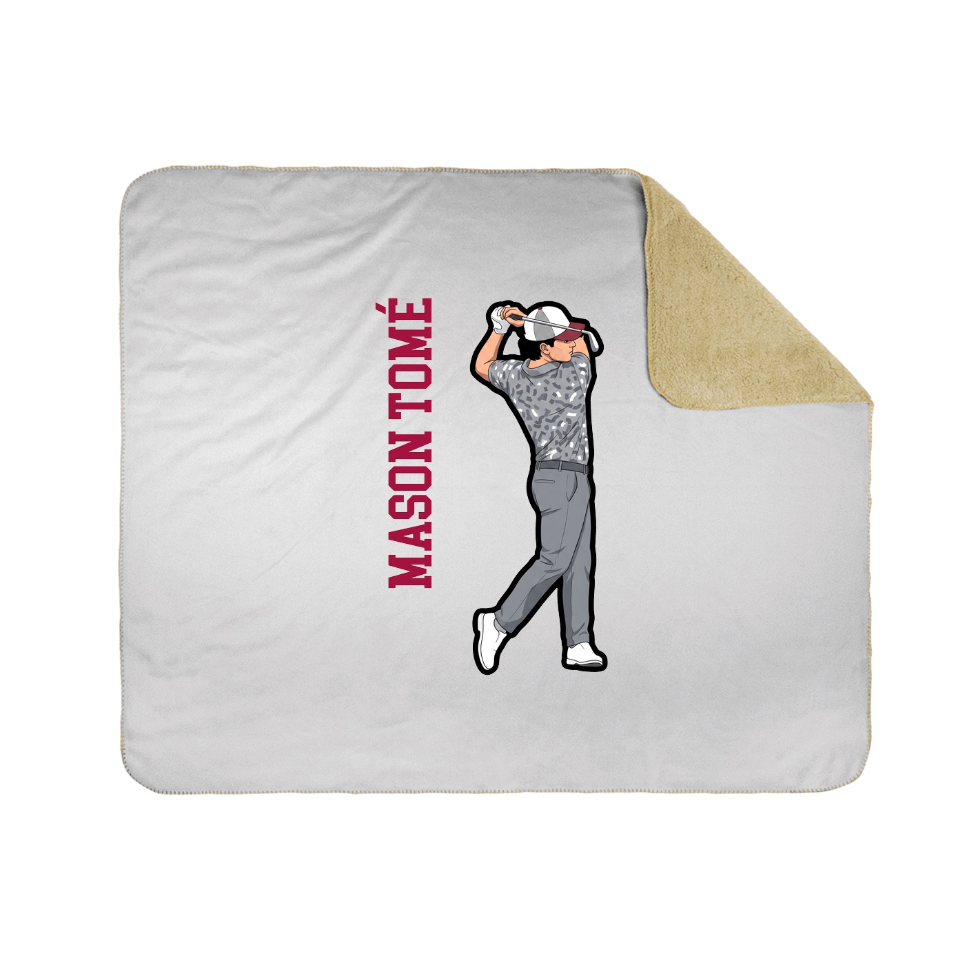 50x60 Sherpa Lined Throw Blanket