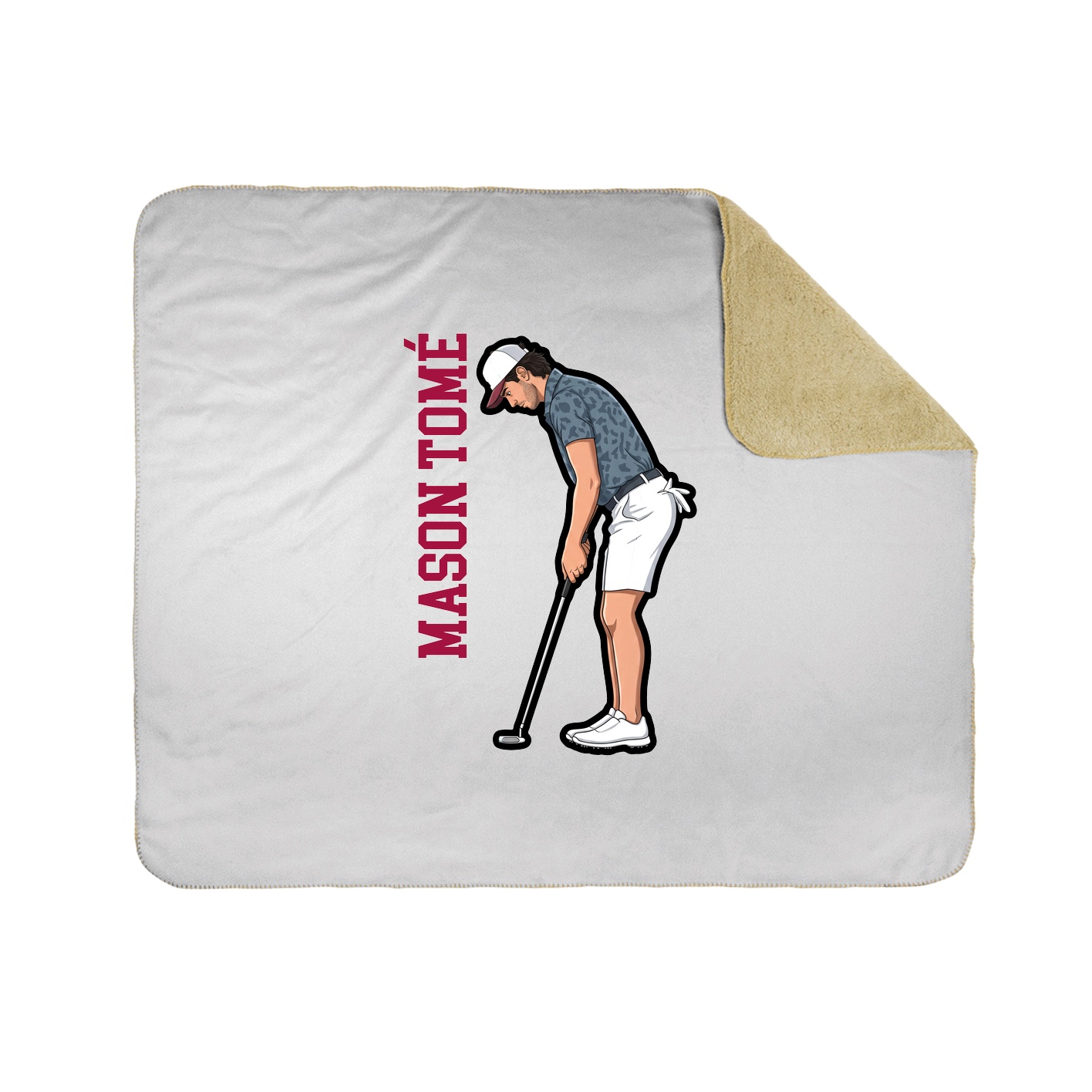 50x60 Sherpa Lined Throw Blanket