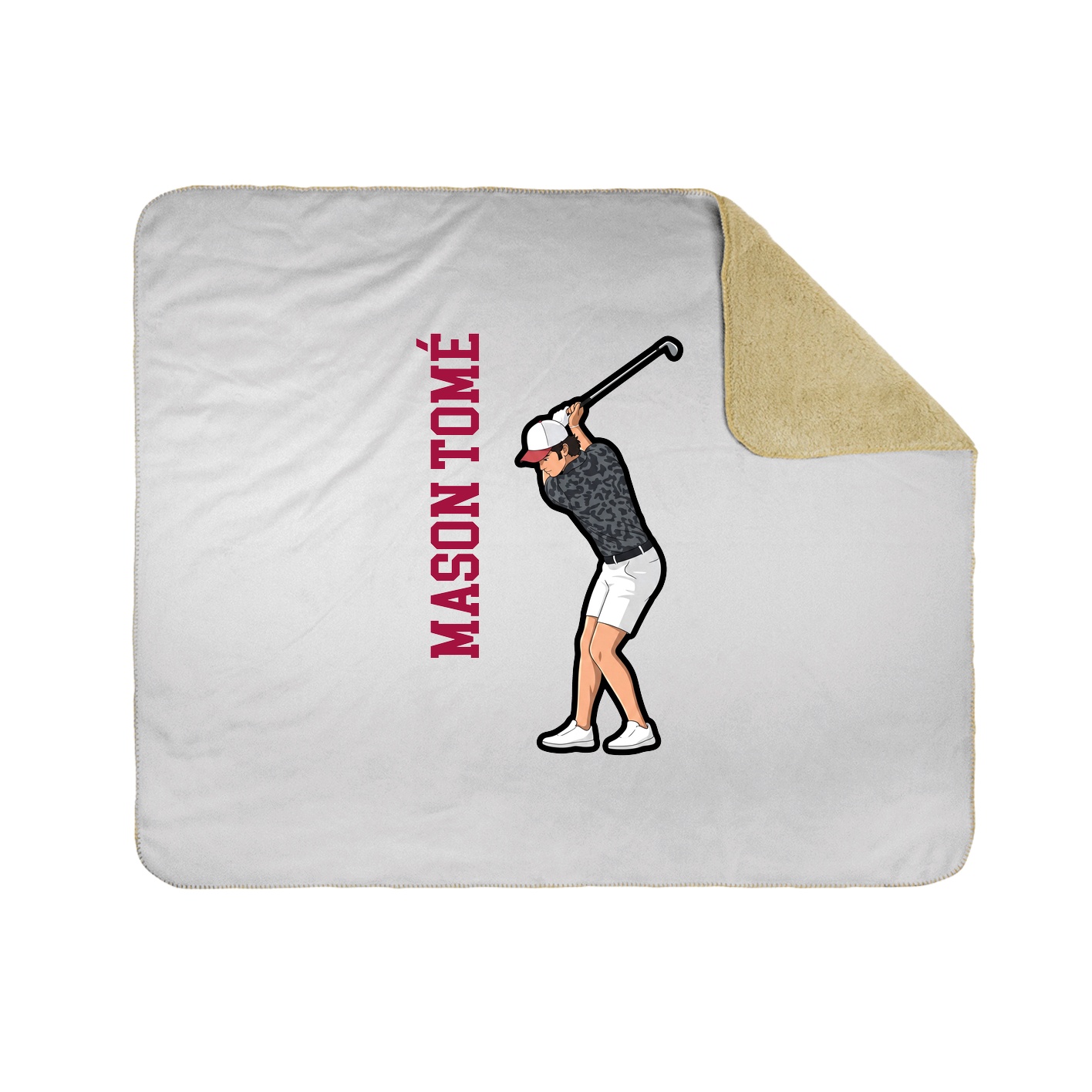 50x60 Sherpa Lined Throw Blanket