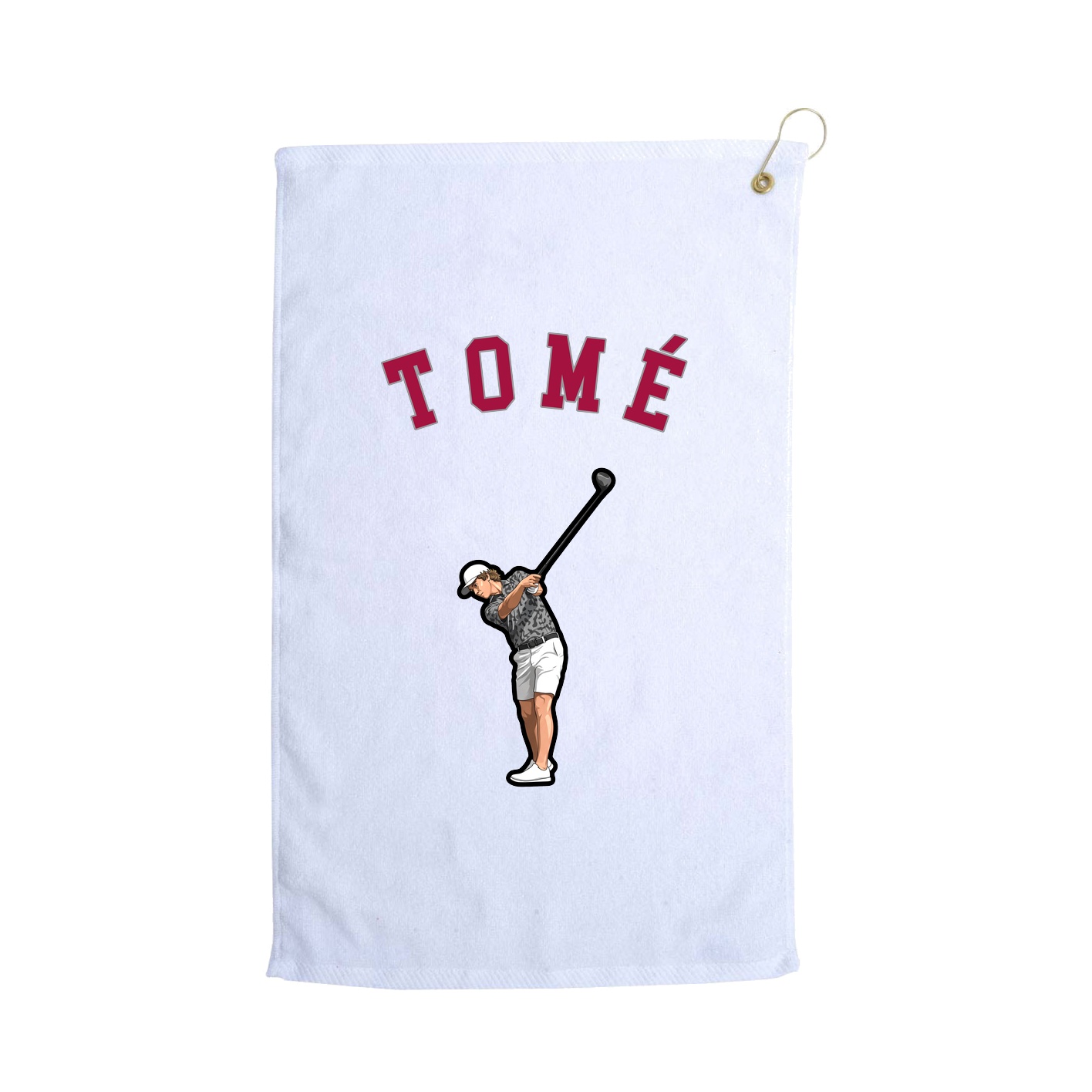 Golf Towel — Shirsey Arch in White