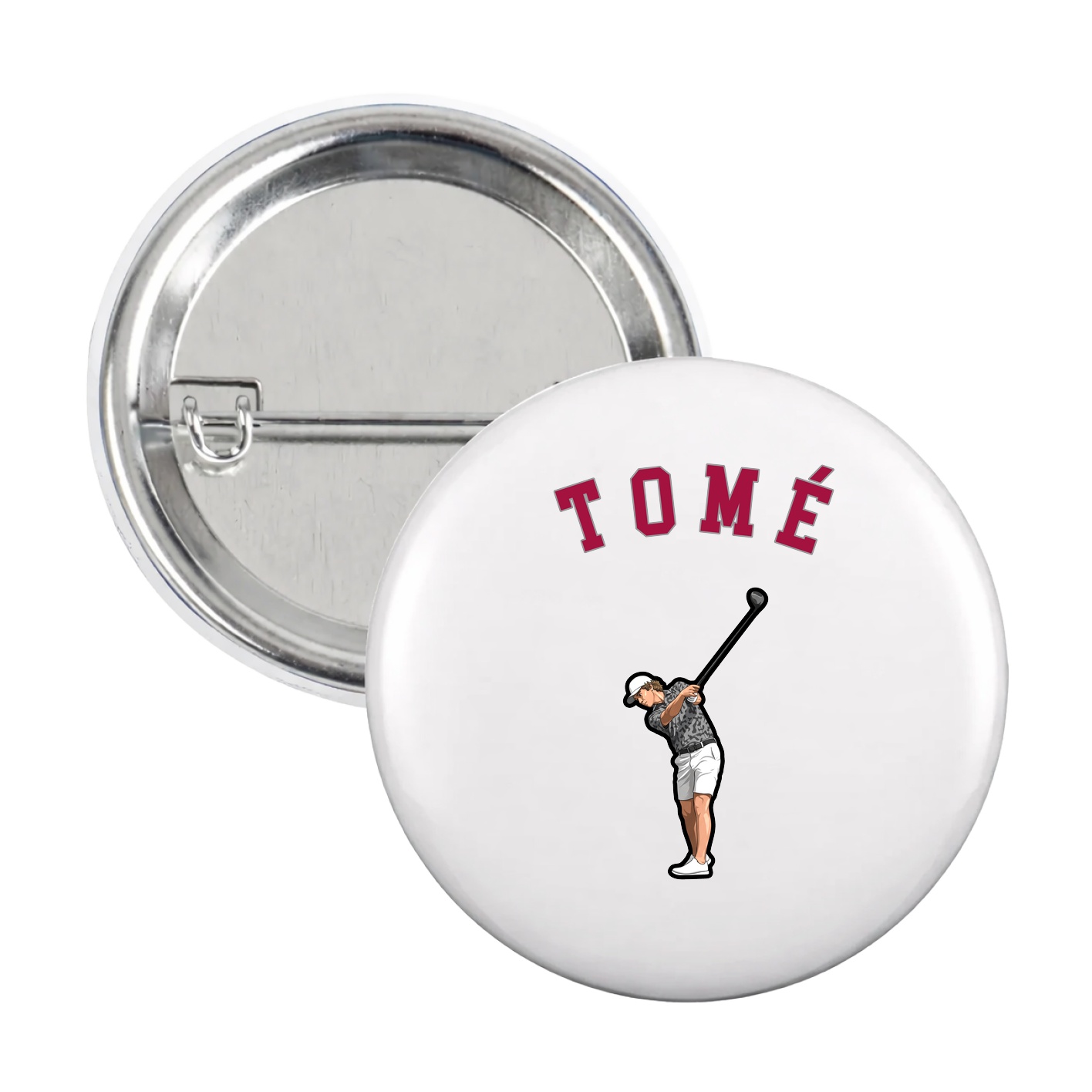 Game Day Button — Shirsey Arch in White