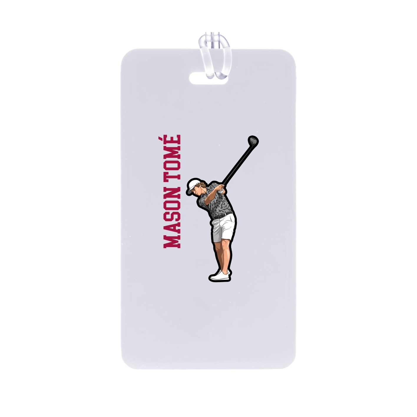 Bag Tag — Name Vertical in Classic