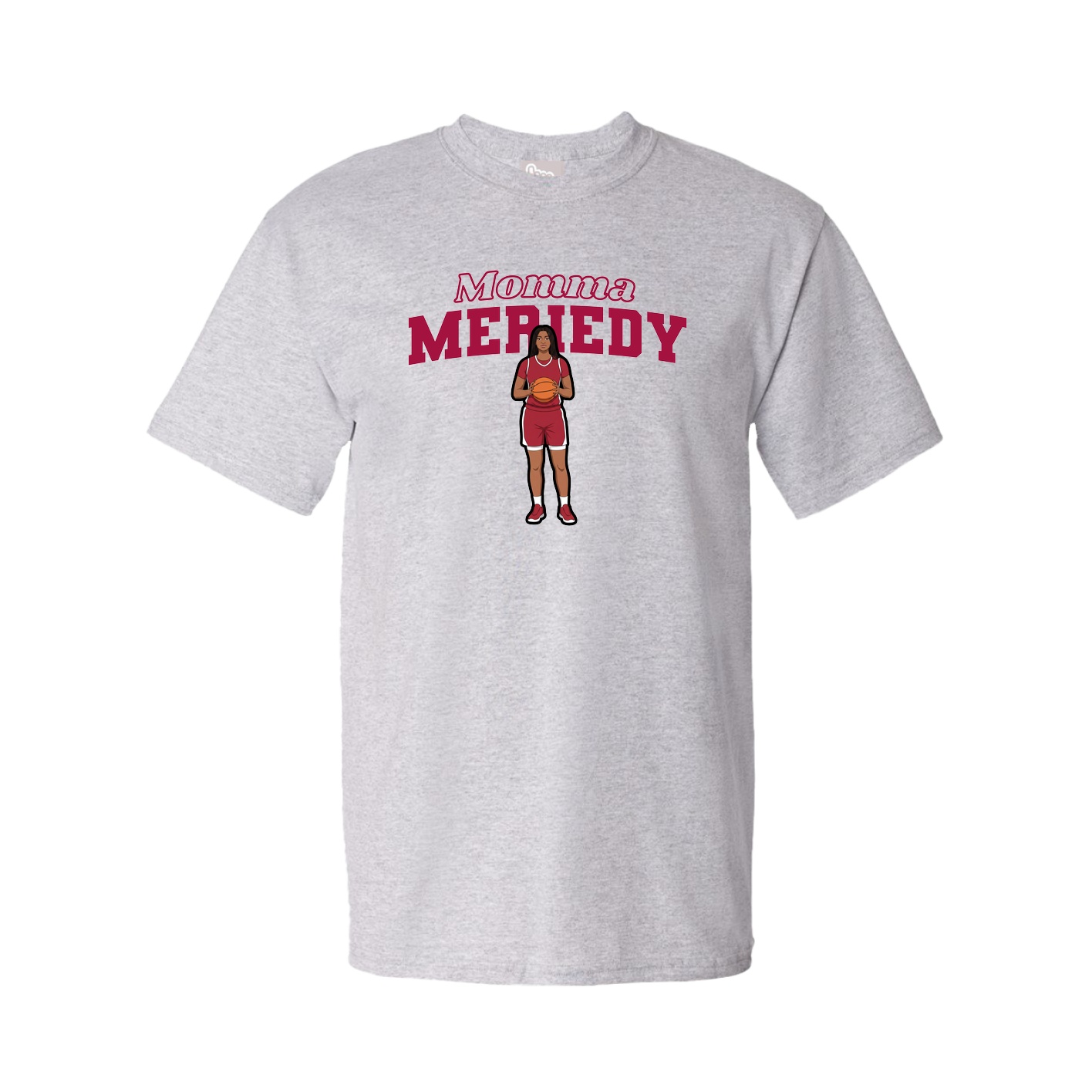 Youth Tee — Mothers Day Block in Grey