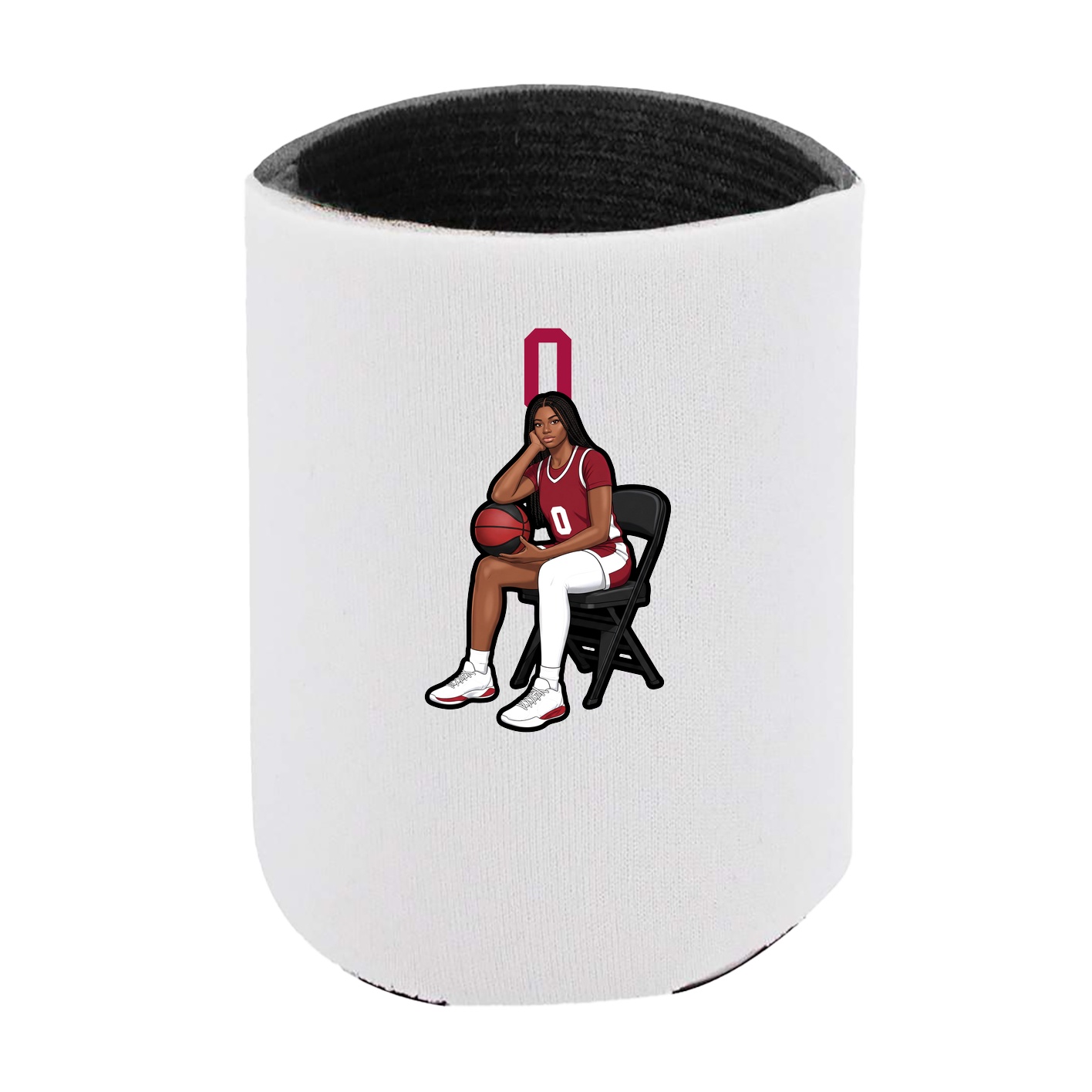 Can Holder — Number Top in White