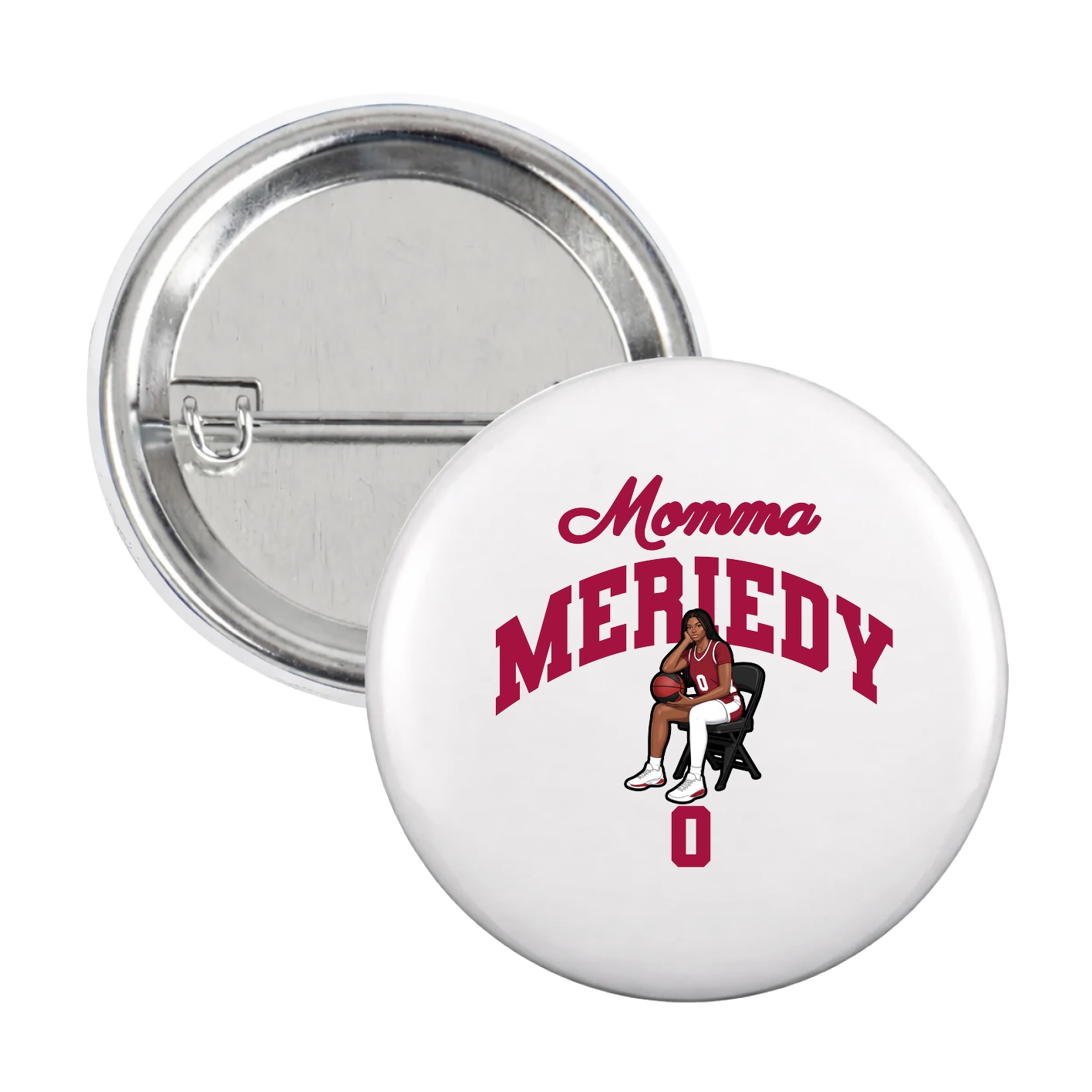 Game Day Button — Mothers Day Arch in White