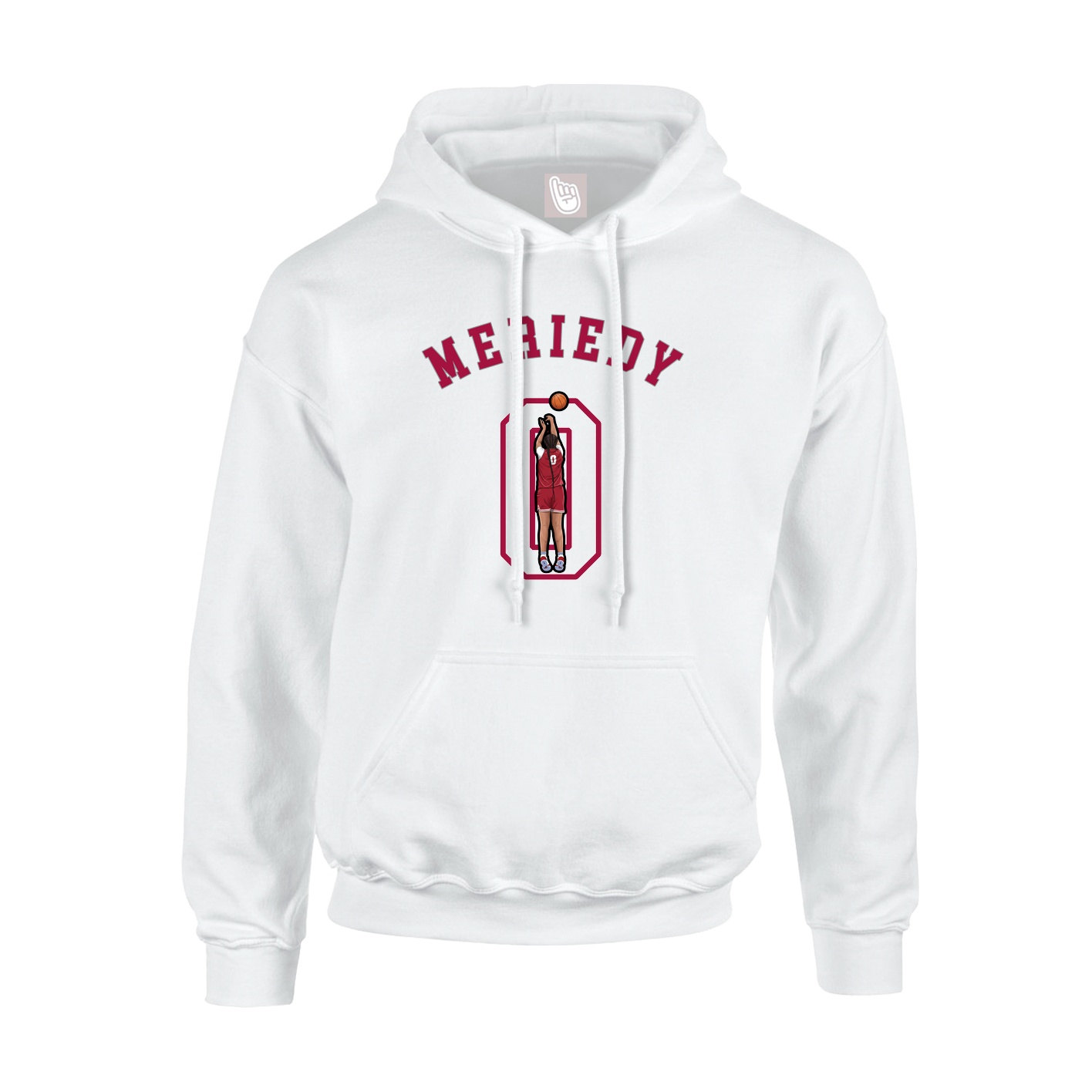 Youth Hoodie — Shirsey Arch in White
