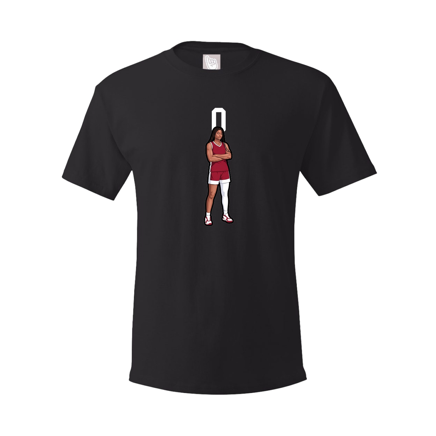 Tee — Number Top in Black